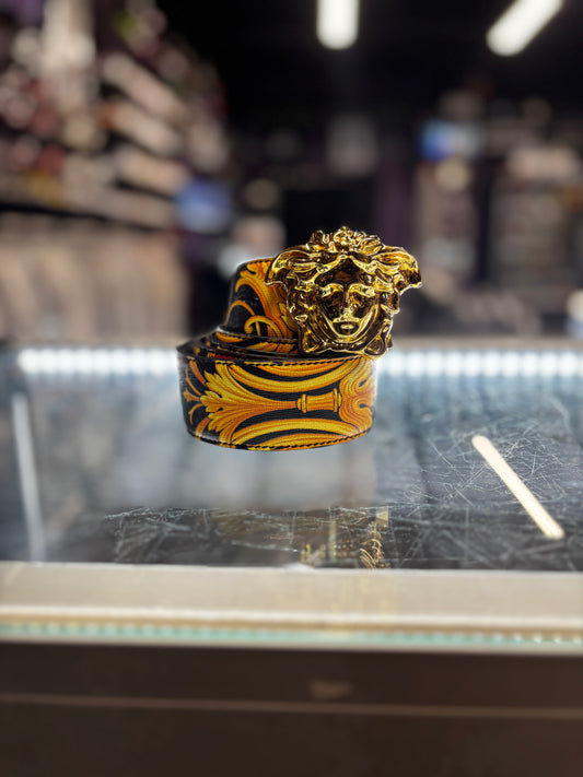 Versace Belt "Black/Gold Reversable"