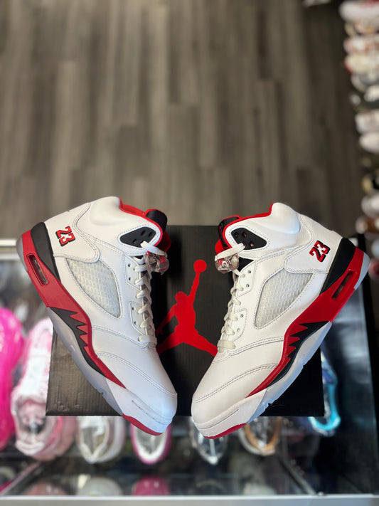 2025 Air Jordan Retro 5 "Fire Red Black Tongue"