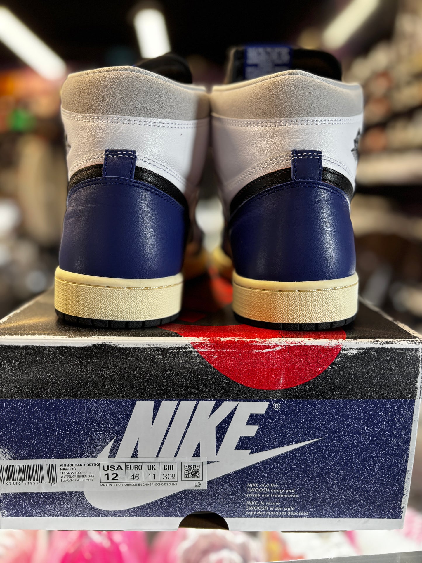 2025 Air Jordan Retro 1 High OG "Rare Air Deep Royal Blue"