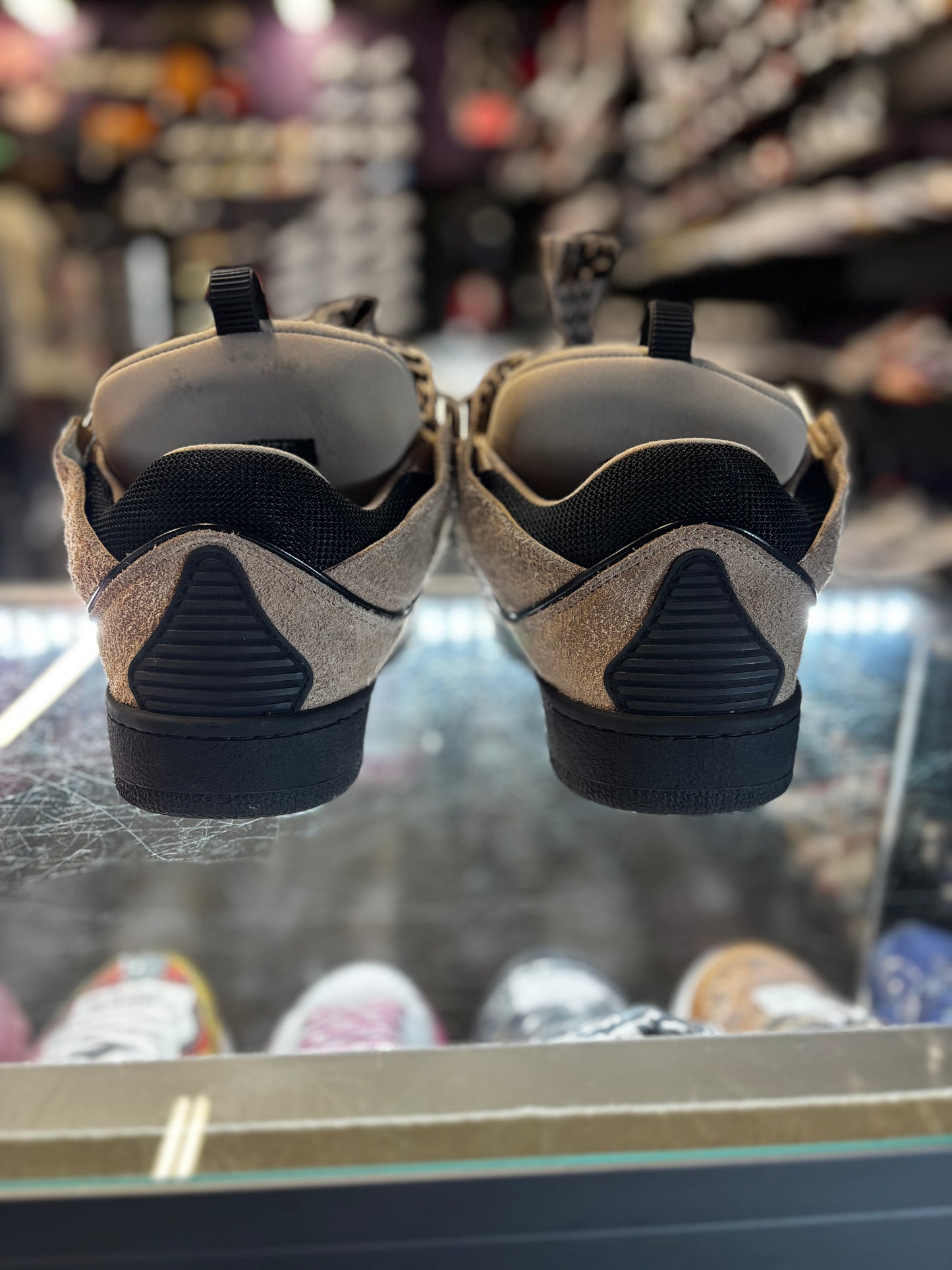 Lanvin Curb Sneaker "Beige/Black"