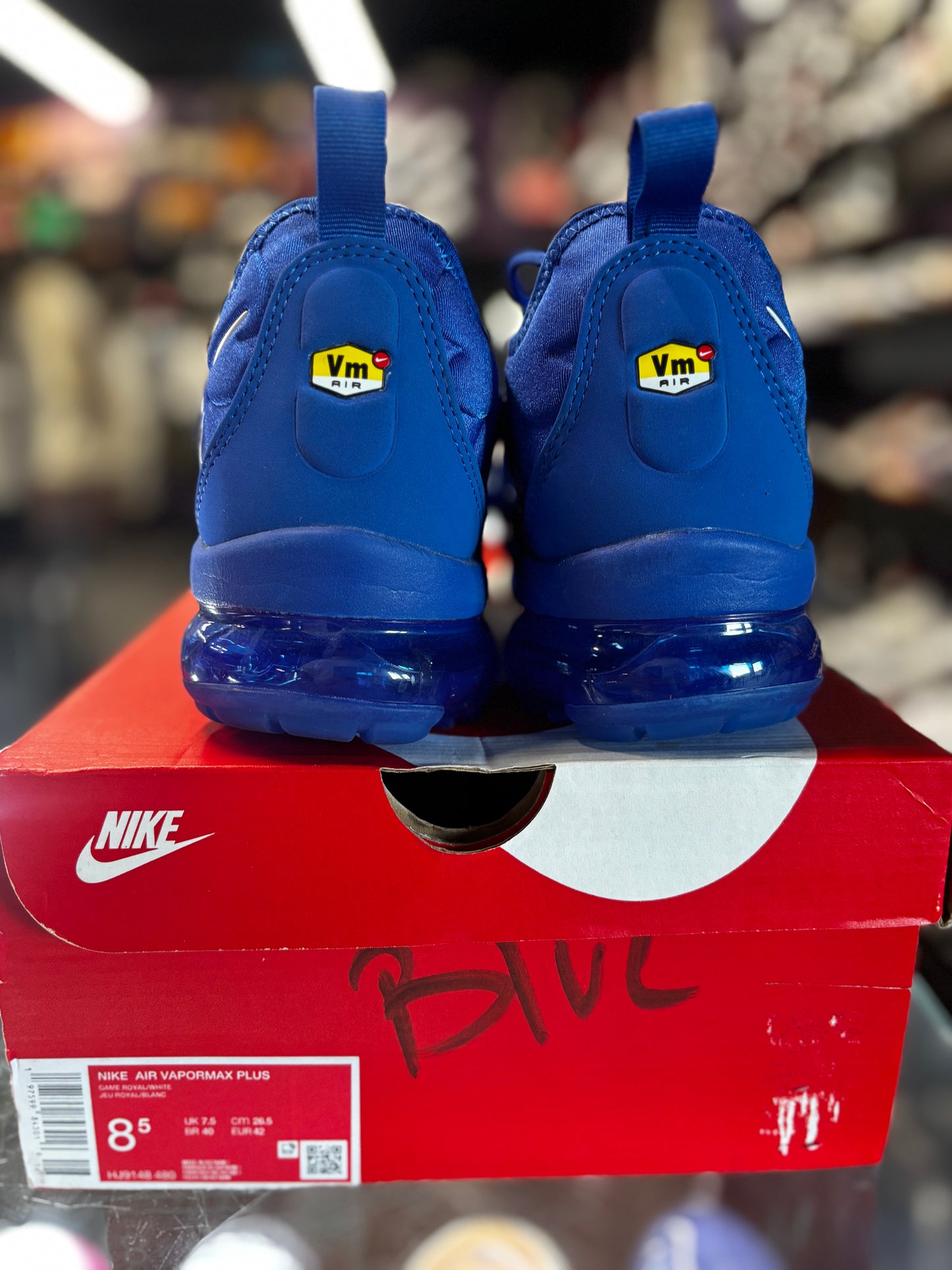 Nike Air VaporMax Plus "Game Royal Metallic Silver"