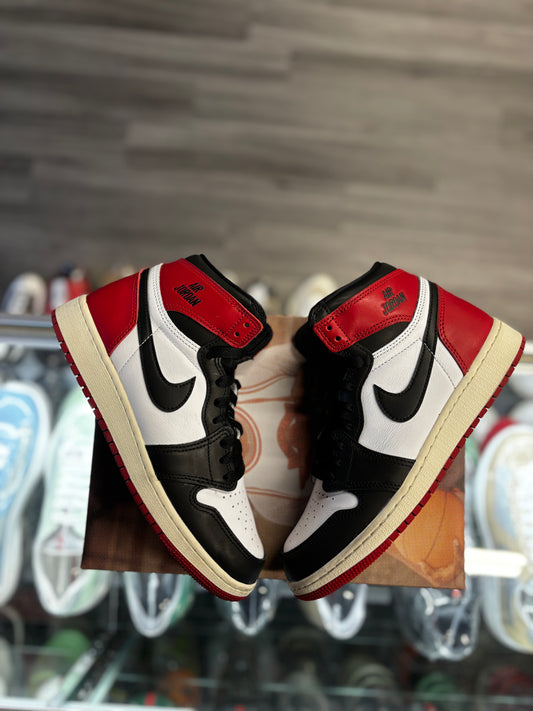 2025 Air Jordan Retro 1 High OG "Black Toe Reimagined" (GS)