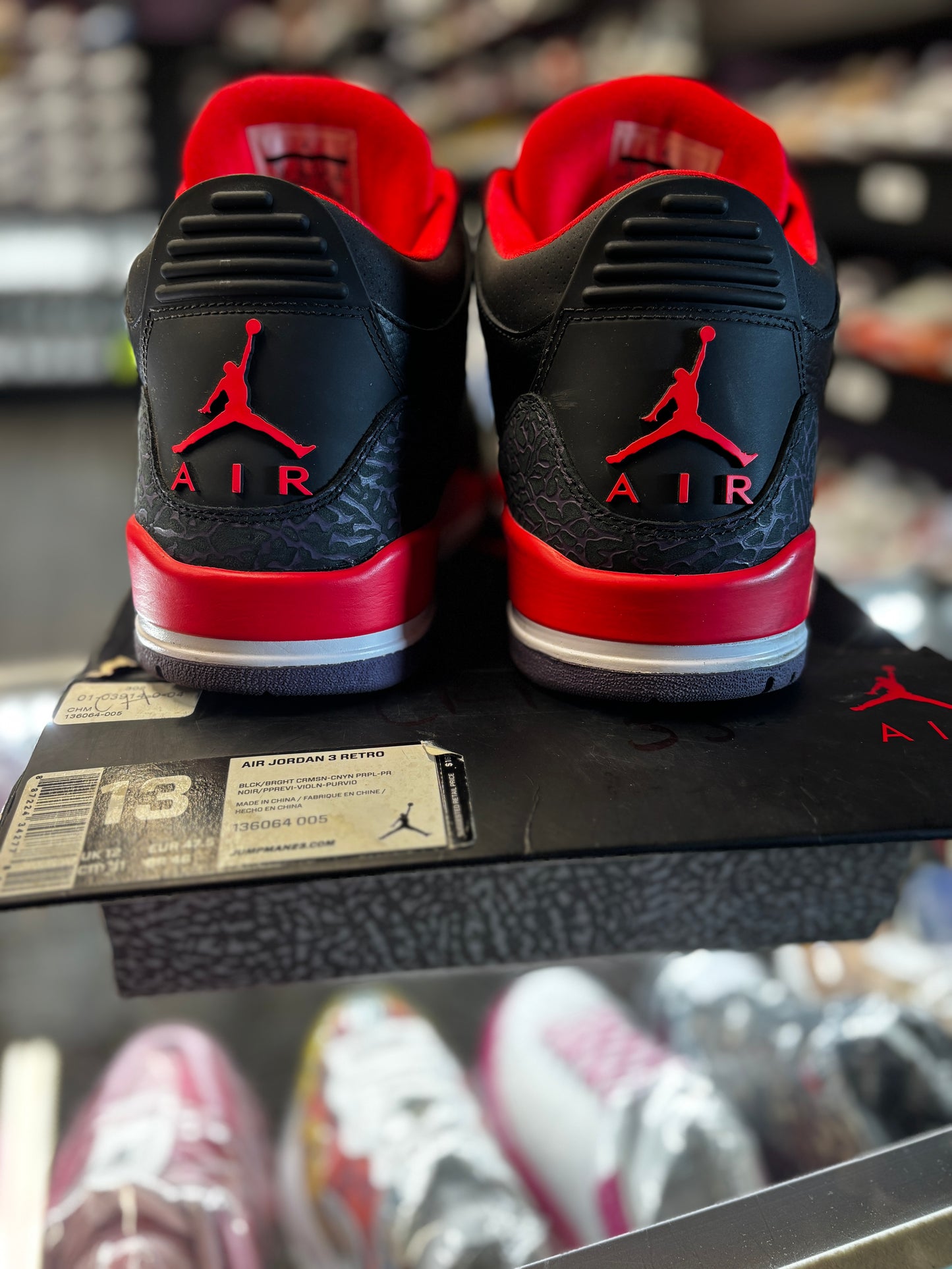2013 Air Jordan Retro 3 "Crimson"
