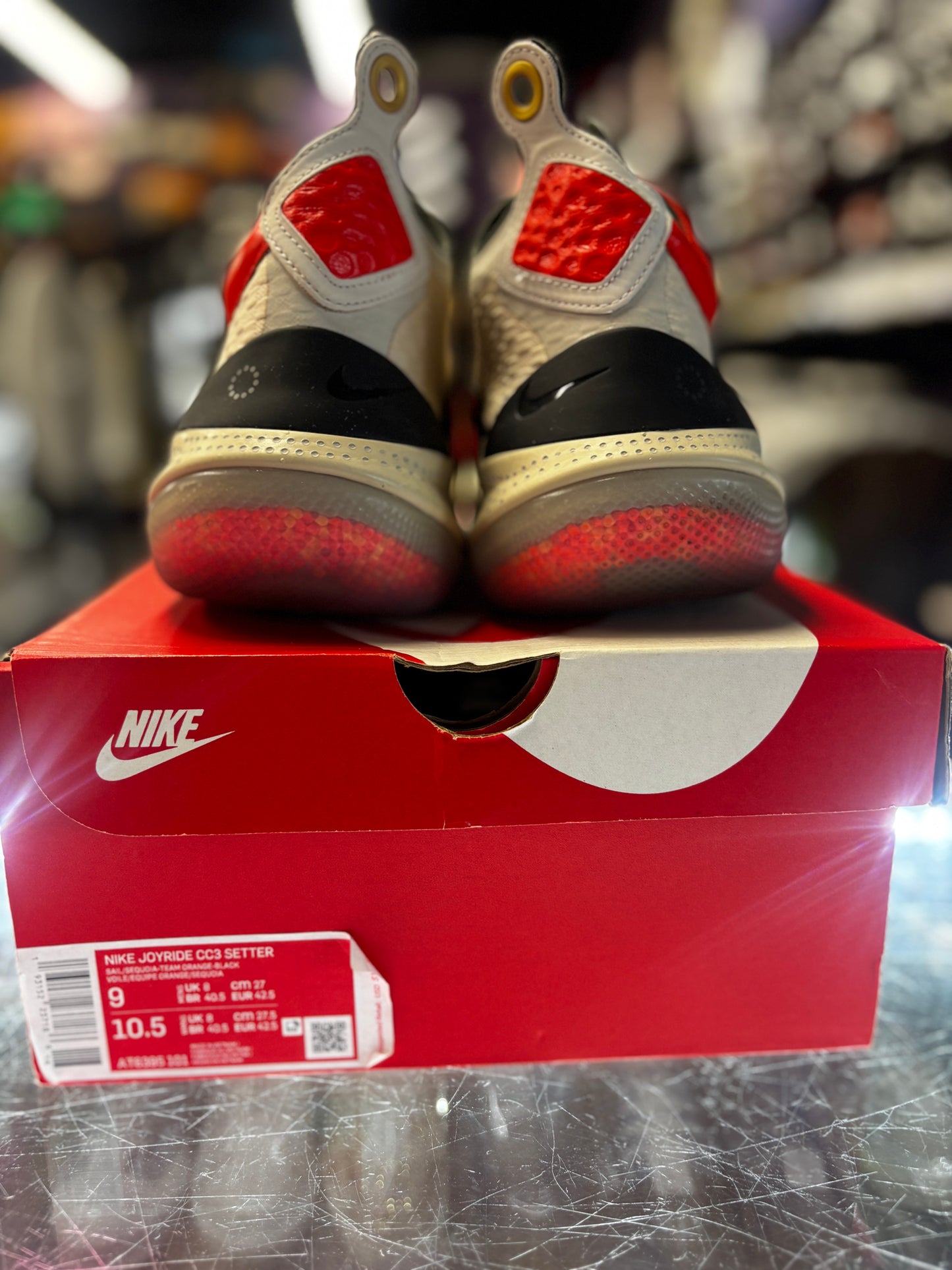 2019 Nike Joyride CC3 Setter "Sail Team Orange Sequioa"