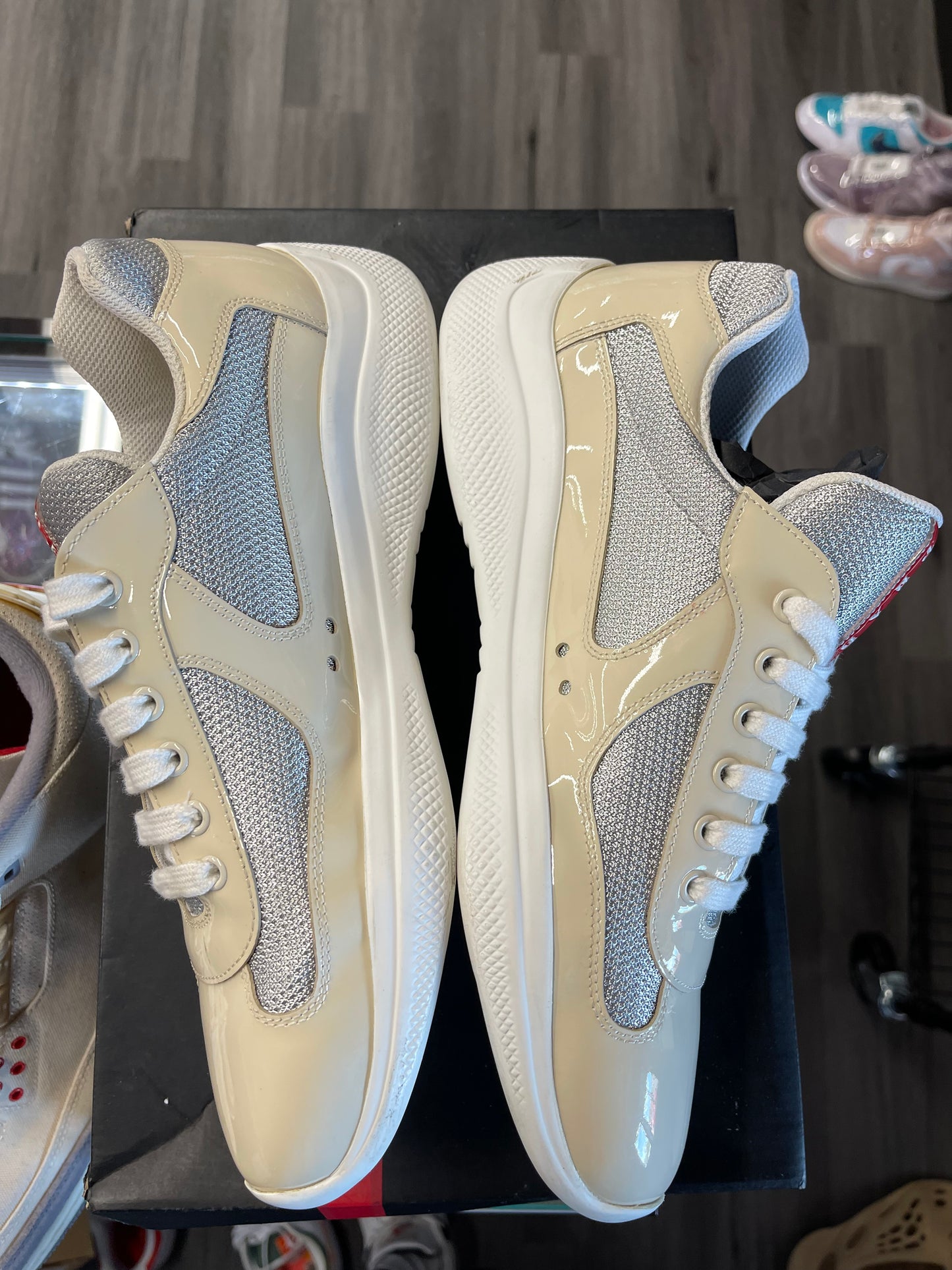 Prada American's Cup "Beige Patent"