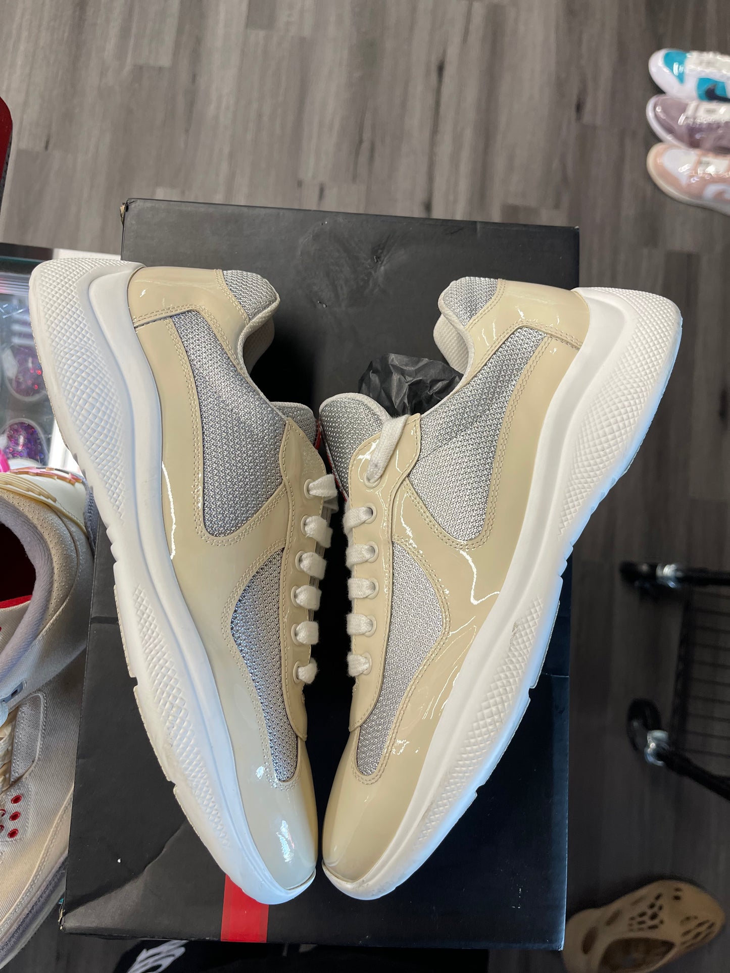 Prada American's Cup "Beige Patent"
