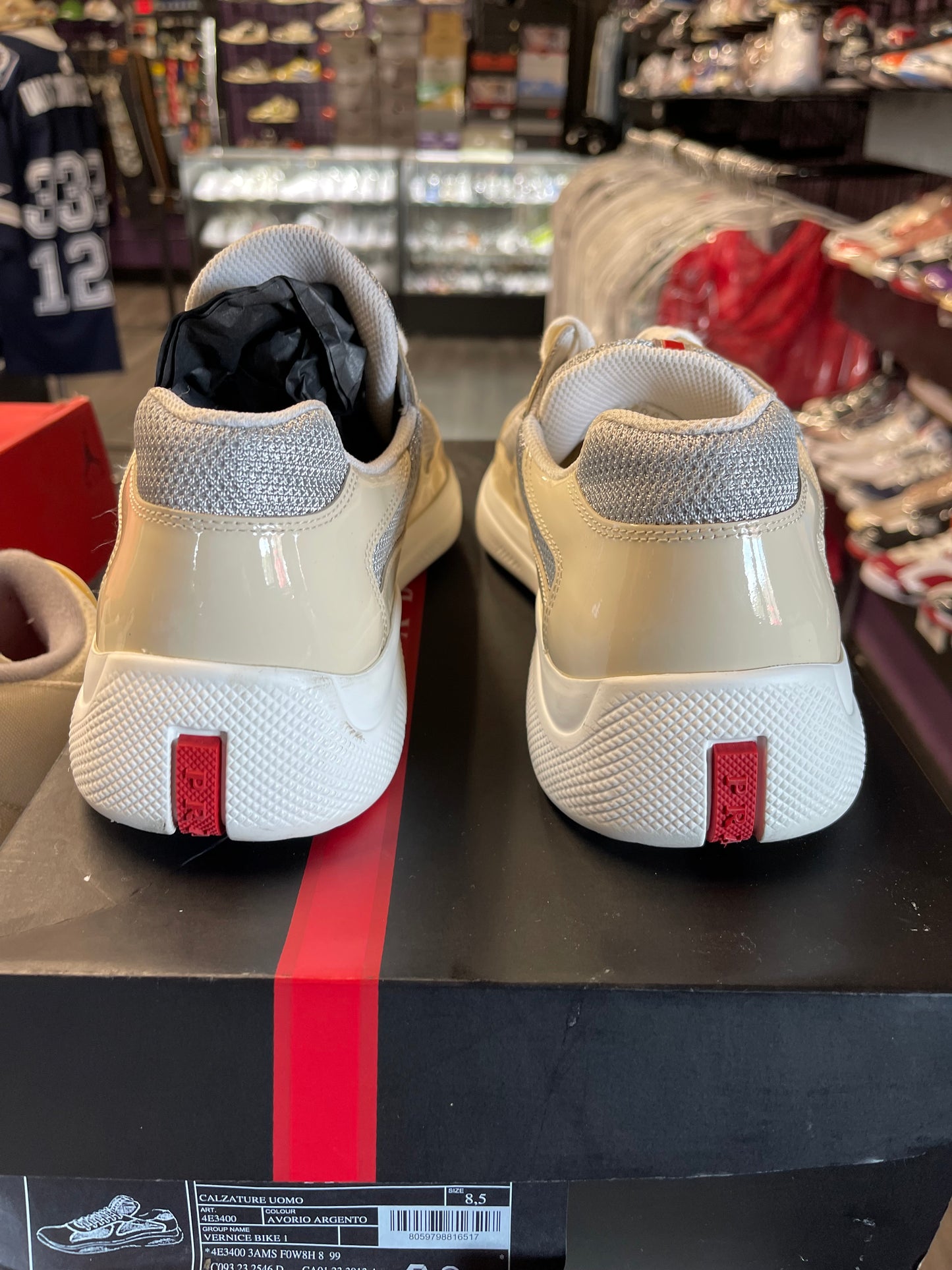 Prada American's Cup "Beige Patent"