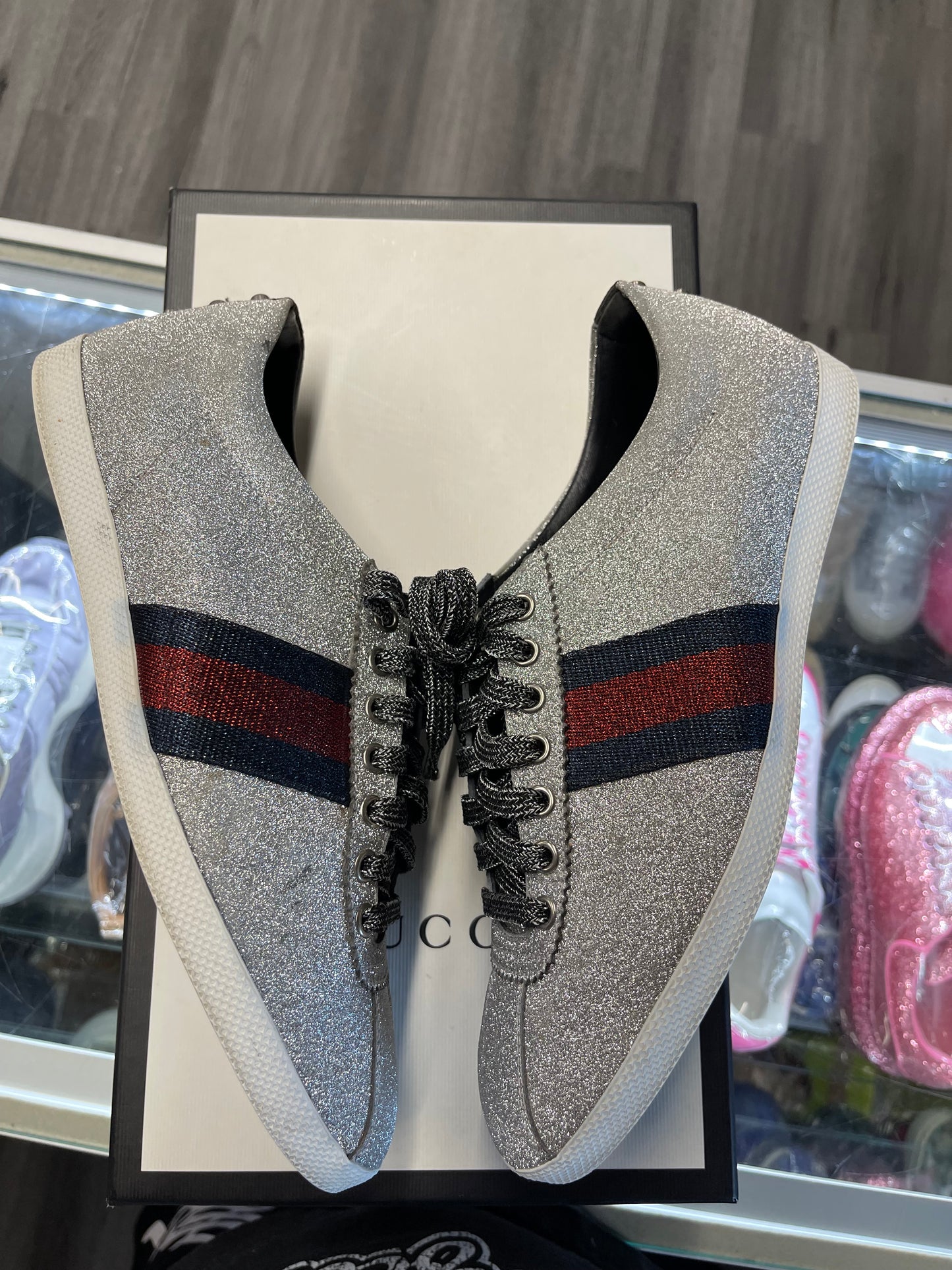 Gucci Bambi Web "Silver"
