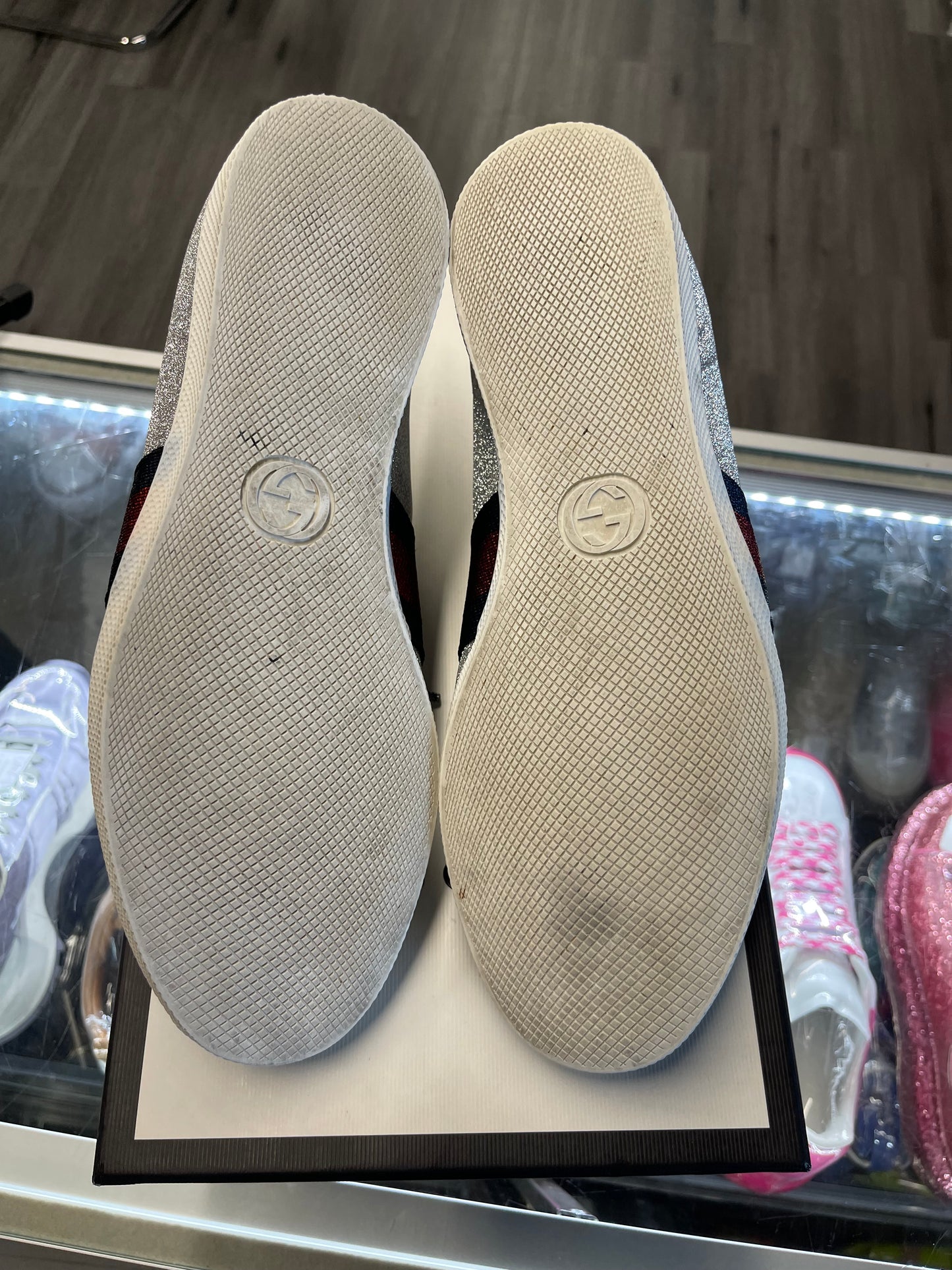 Gucci Bambi Web "Silver"
