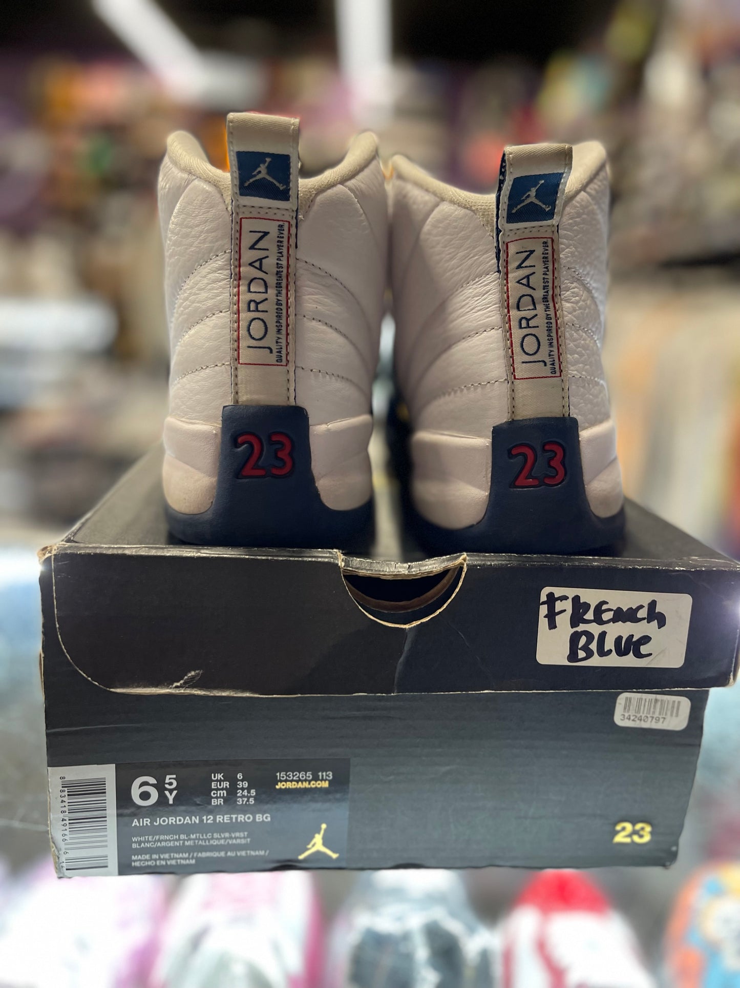 2016 Air Jordan Retro 12 "French Blue" (GS)