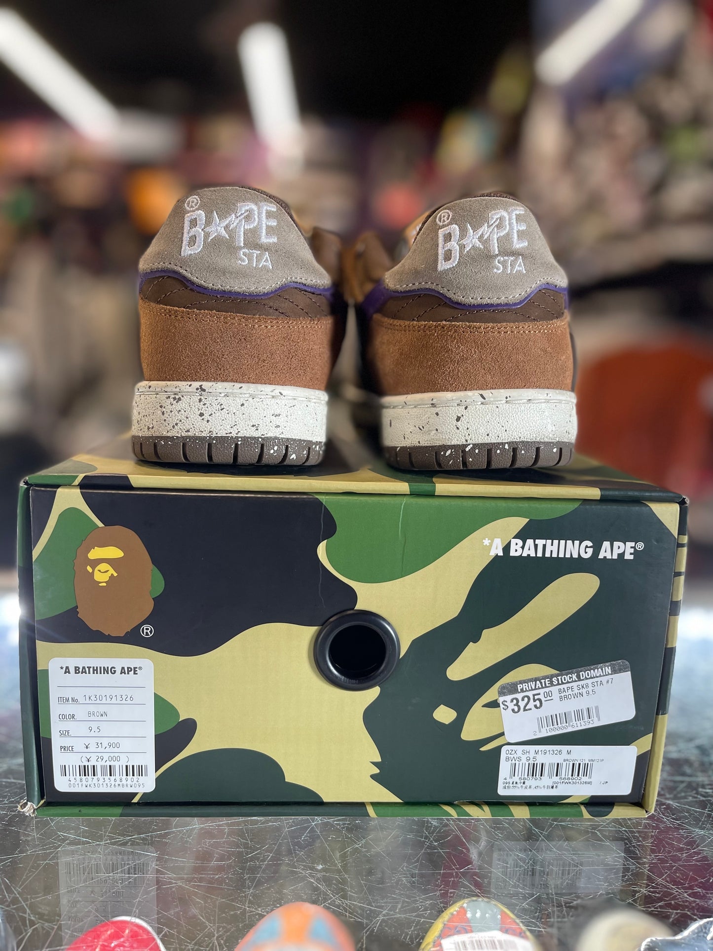 Bapesta Sk8 "Brown/Purple"