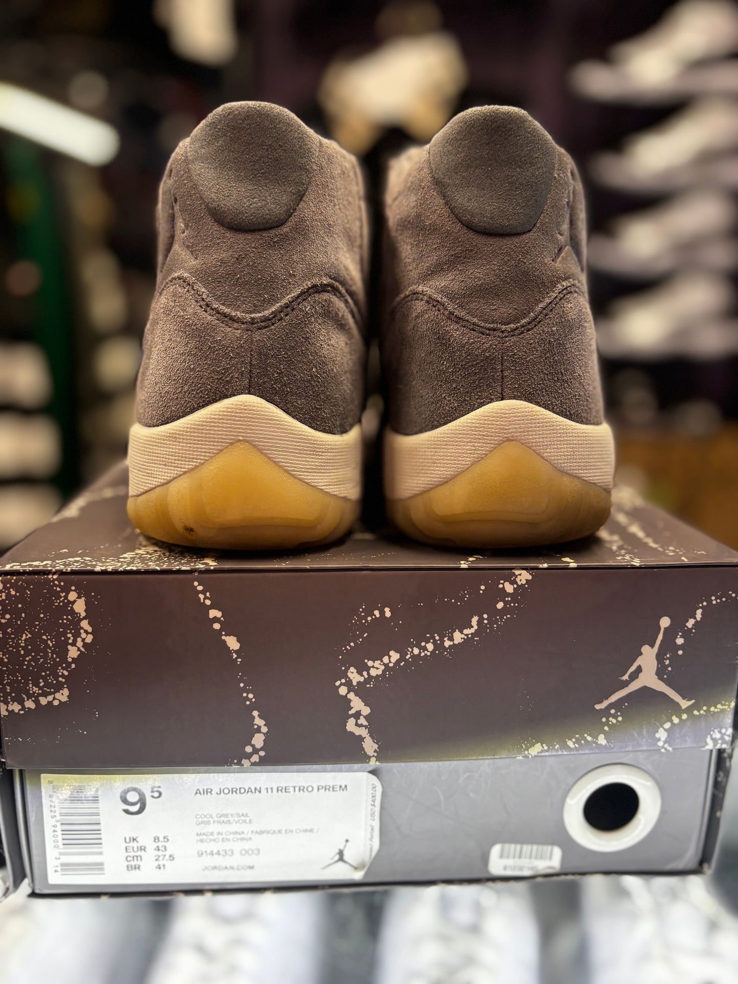 2016 Air Jordan Retro 11 "Pinnacle Grey Suede"