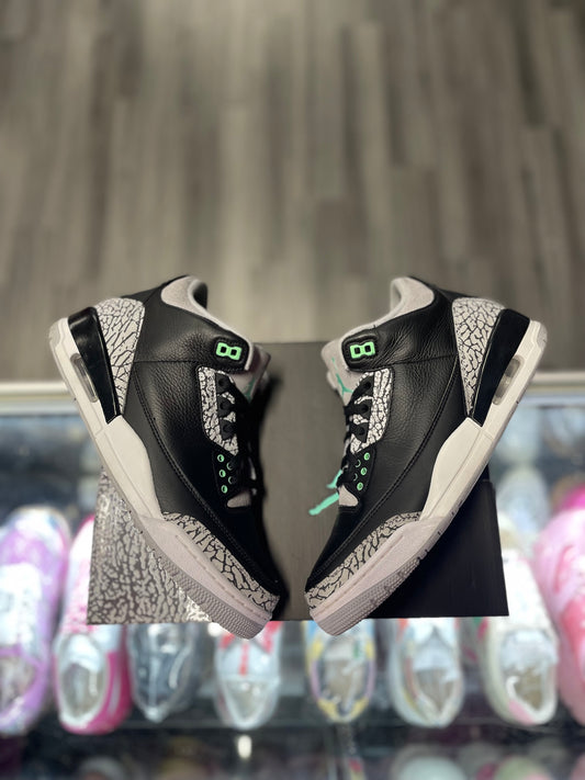 2024 Air Jordan Retro 3 "Green Glow"