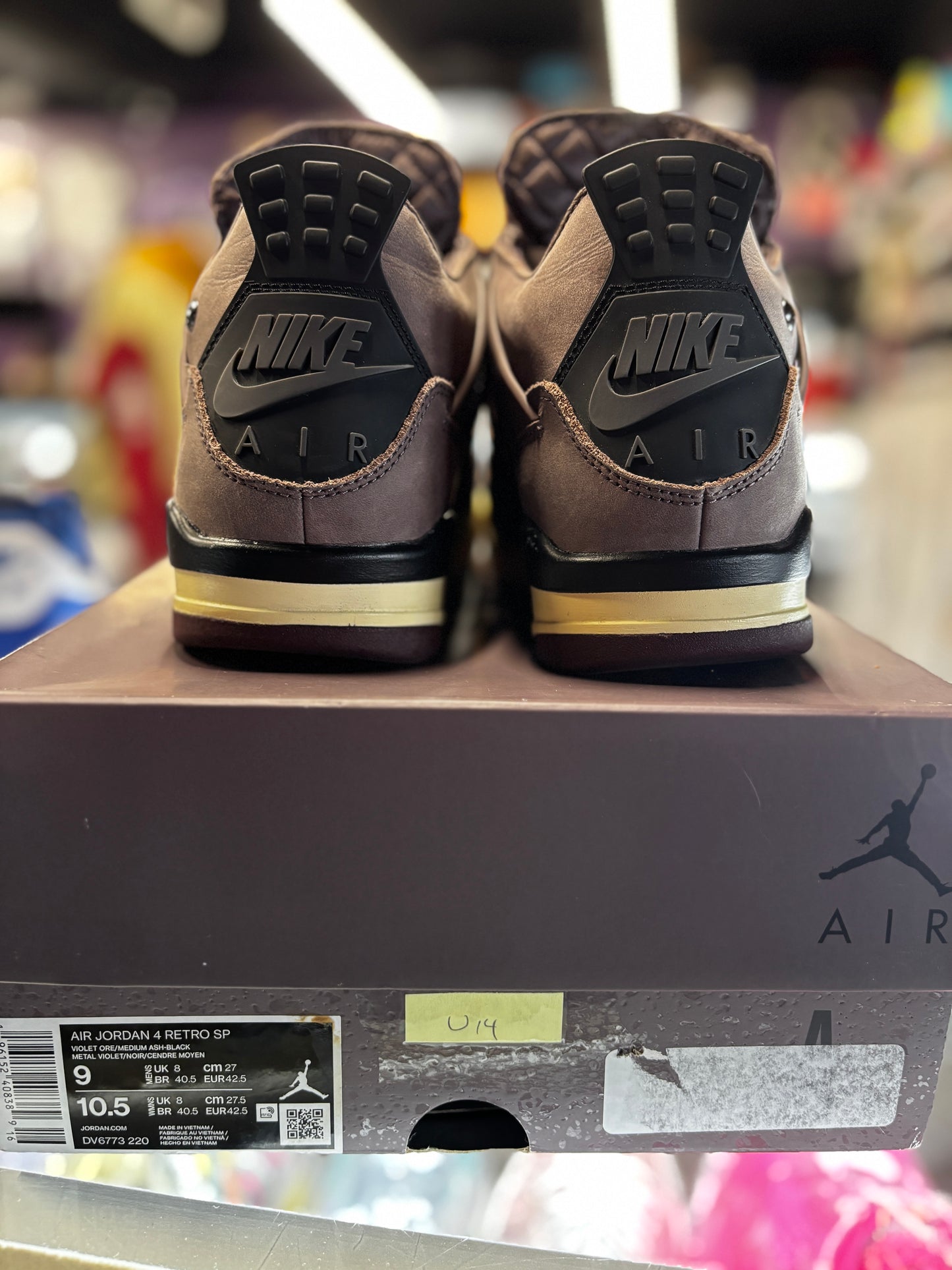 2022 Air Jordan Retro 4 "A Ma Maniére Violet Ore"