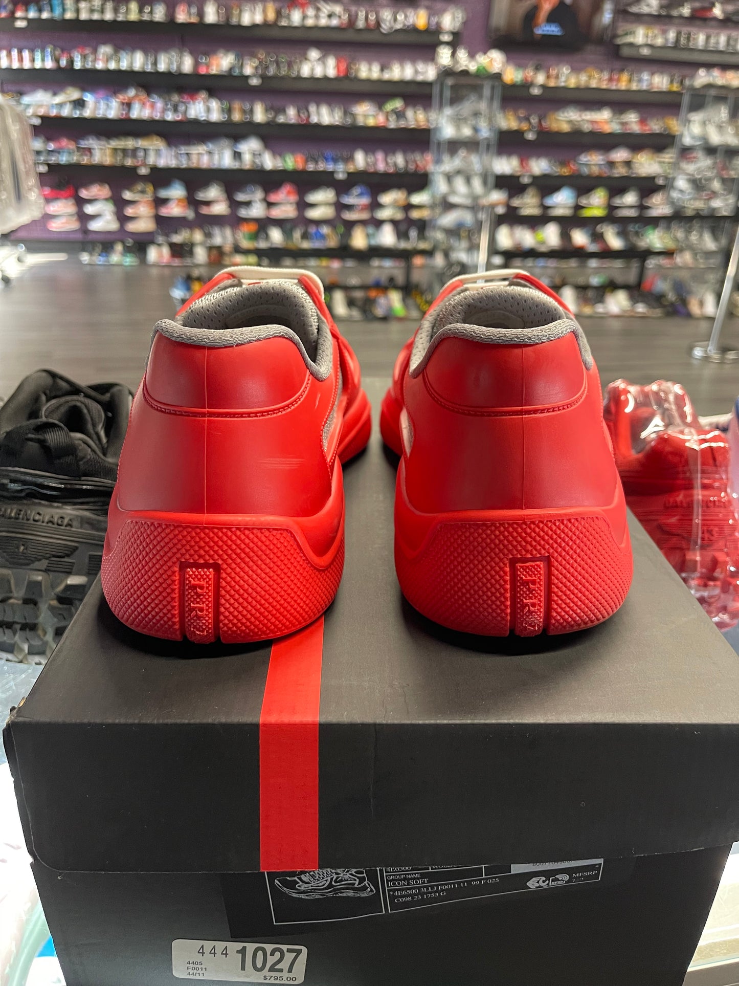 Prada American's Cup Soft Rubber "Red"