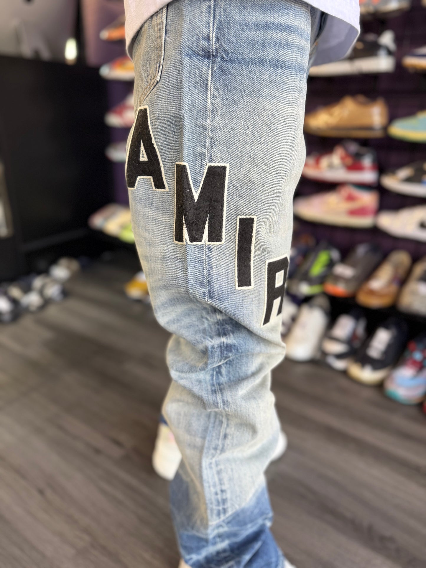 Amiri Embroidery Denim Pants