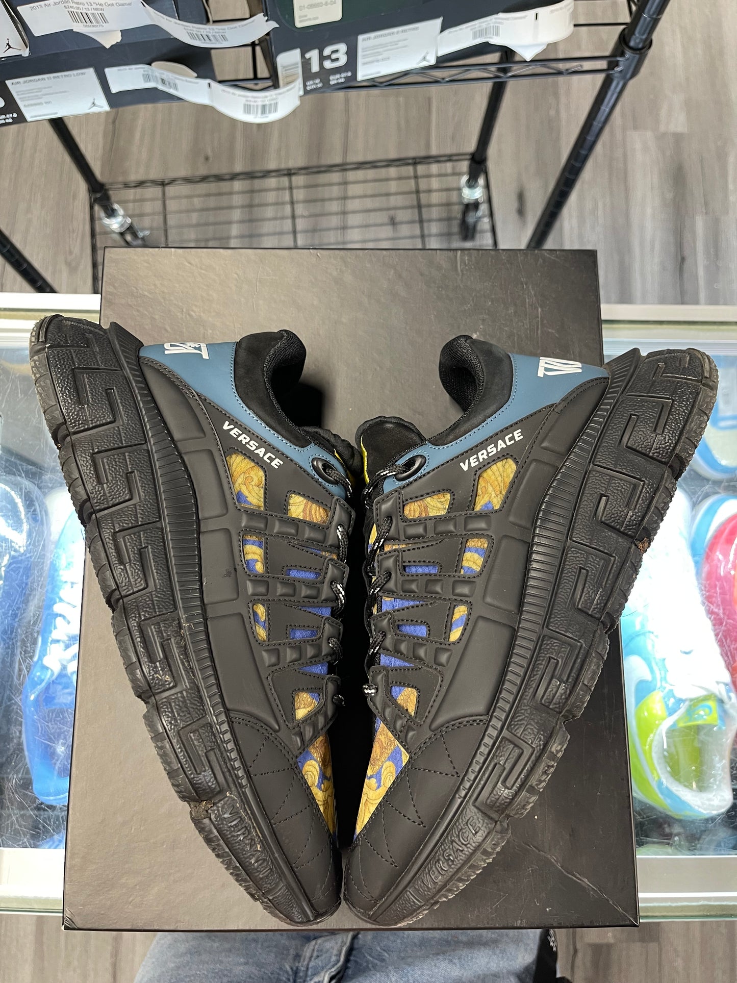 Versace Trigreca "Black/Blue"