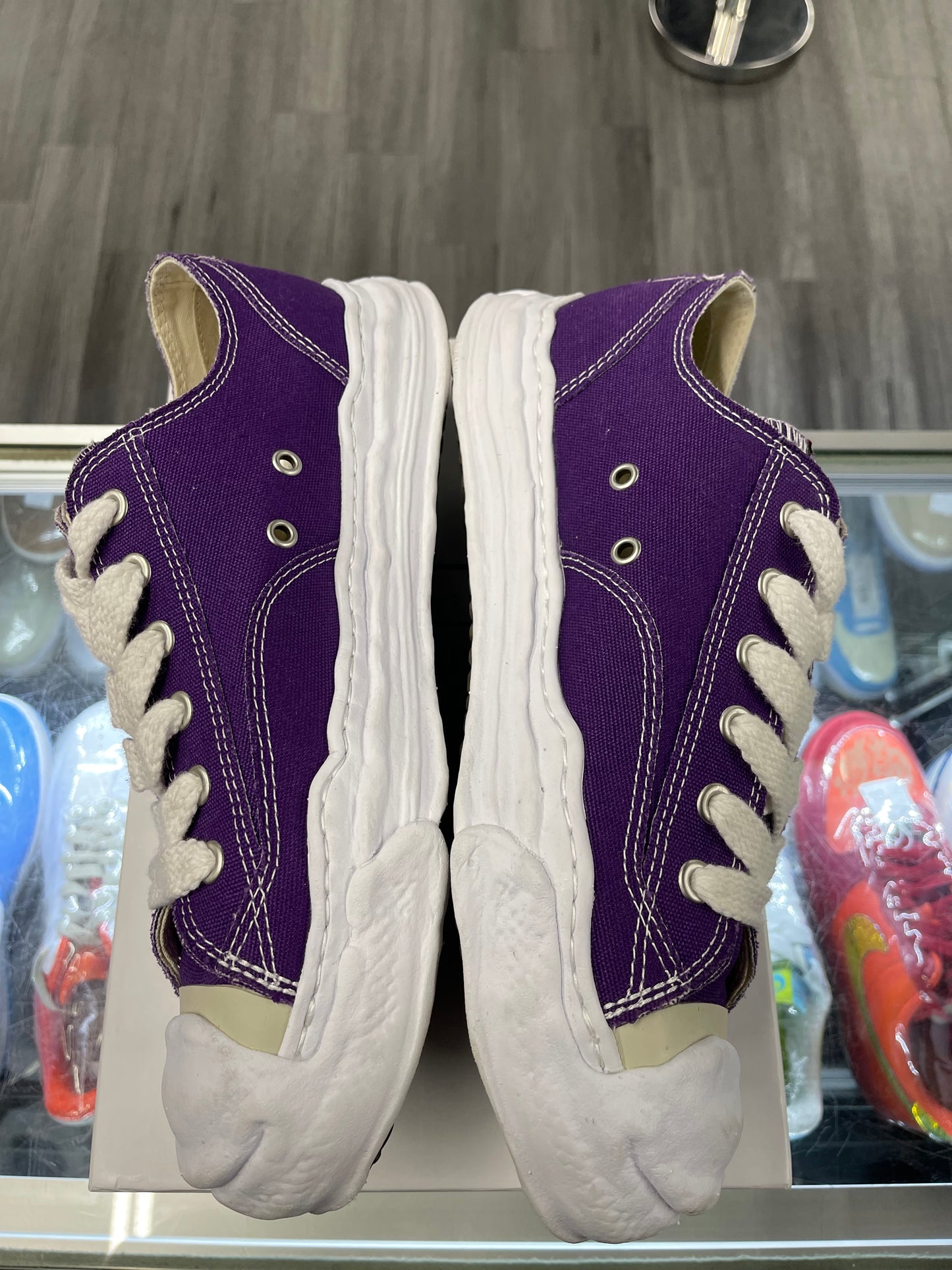Maison Mihara Yasuhiro Hank OG Sole Canvas Low "Purple"
