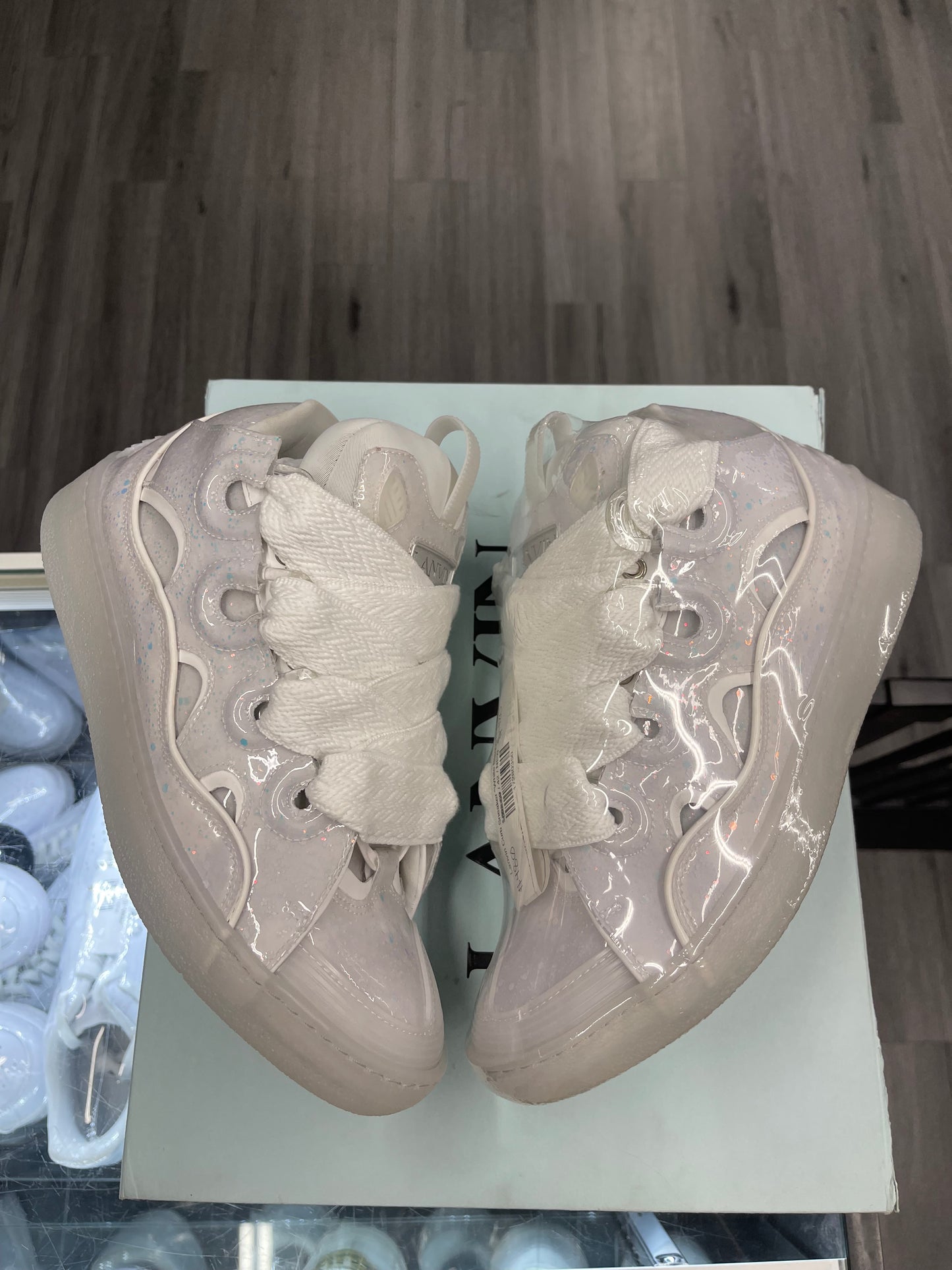 Lanvin Curb Sneaker "White Blanco/Rubber"