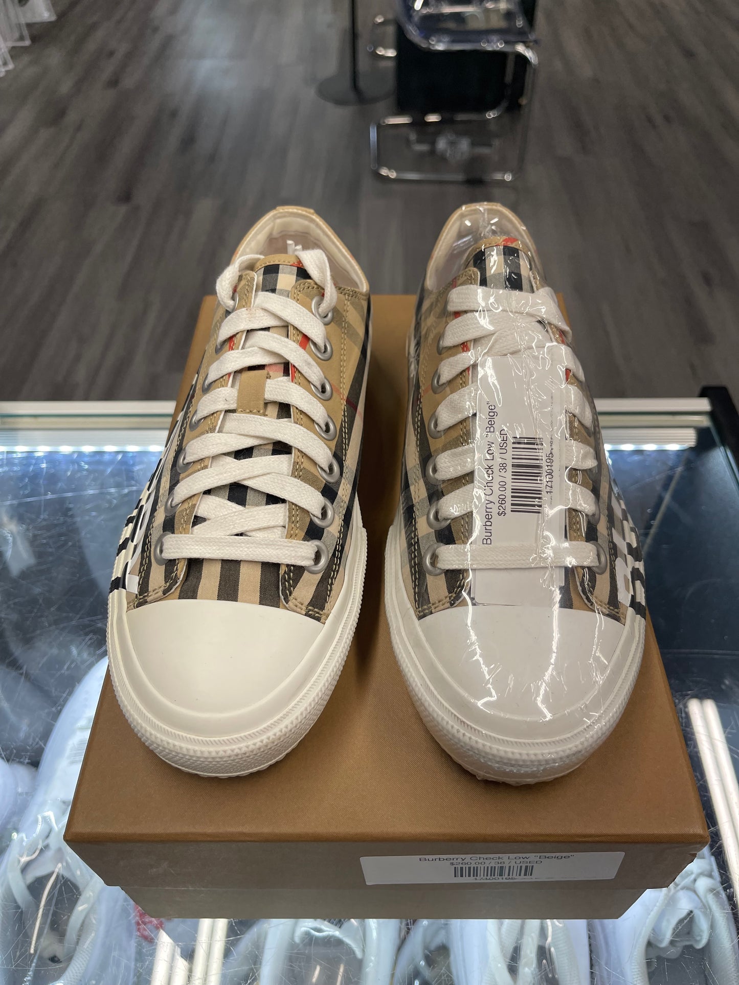 Burberry Check Low "Beige"