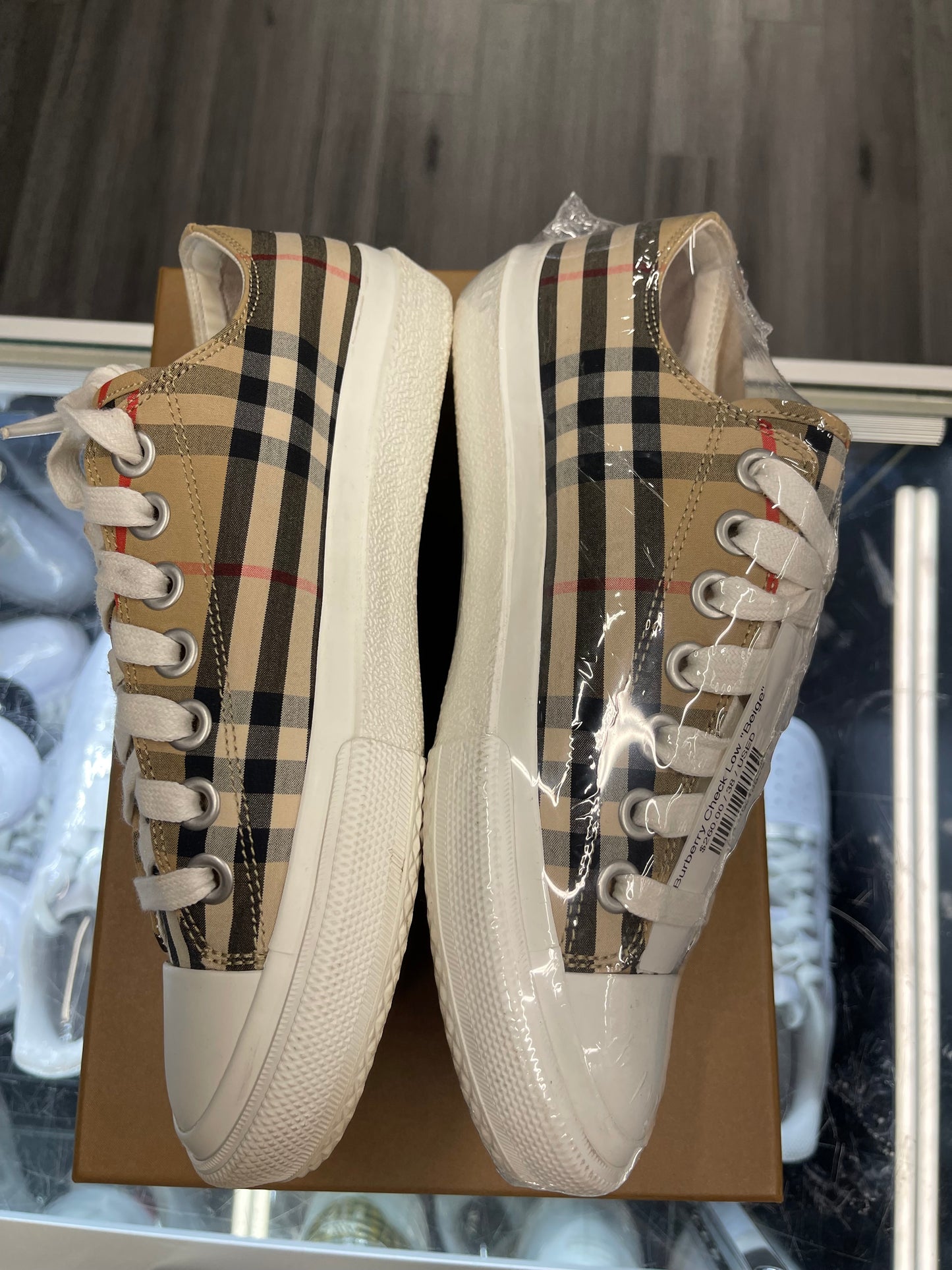 Burberry Check Low "Beige"