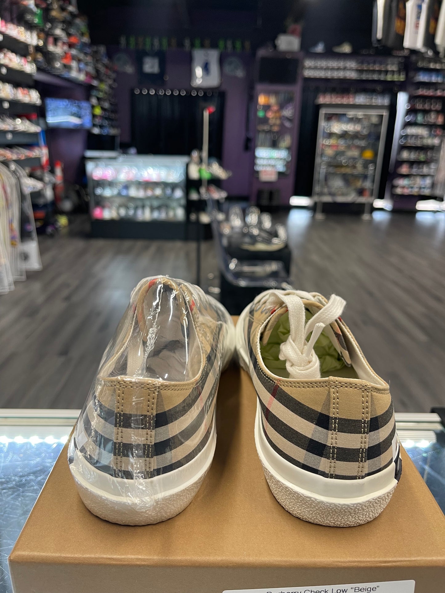 Burberry Check Low "Beige"