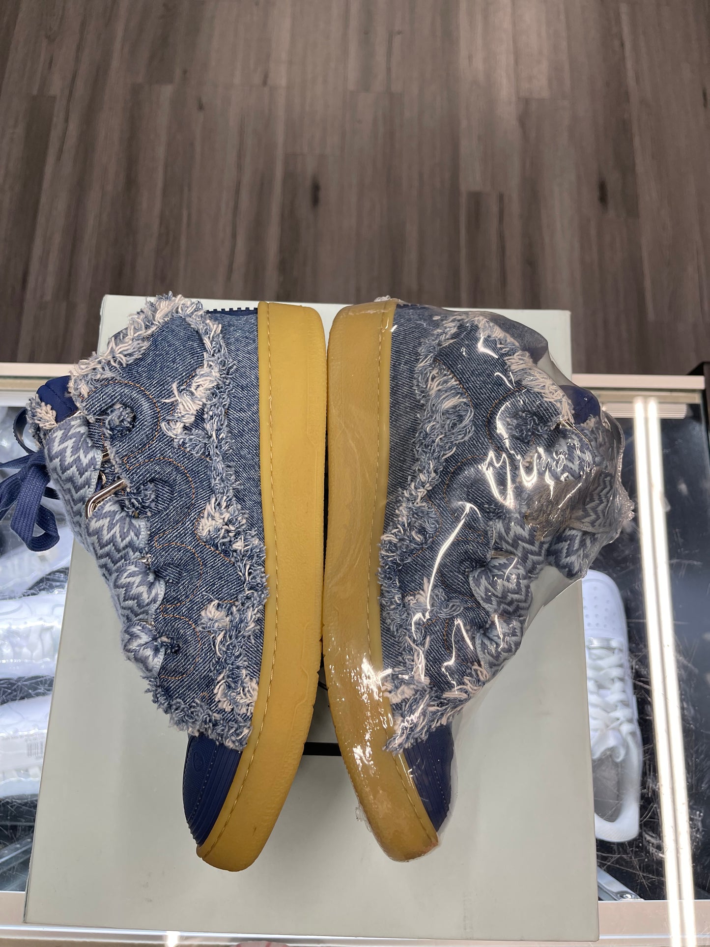 Lanvin Curb Sneaker "Denim"