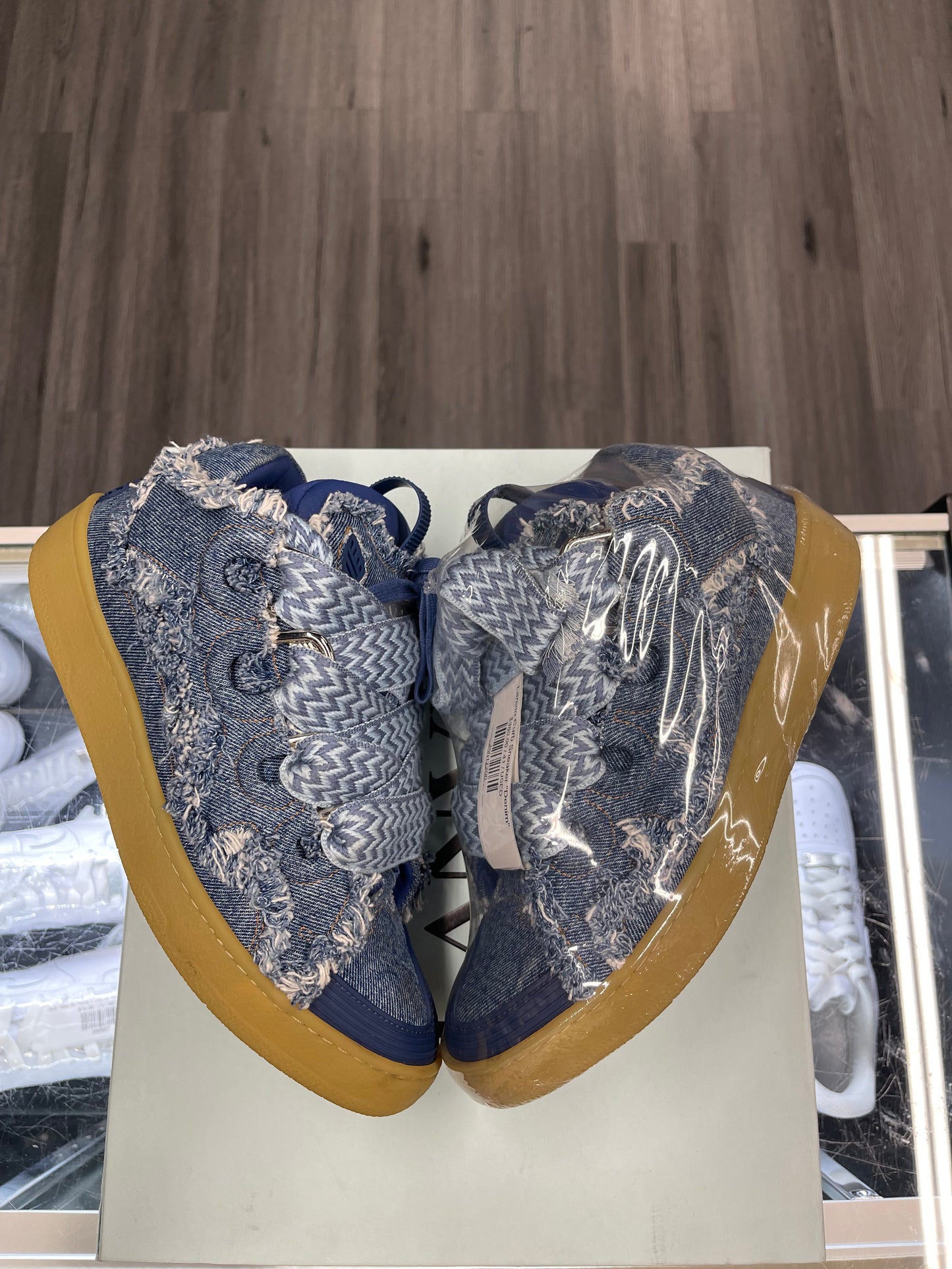 Lanvin Curb Sneaker "Denim"