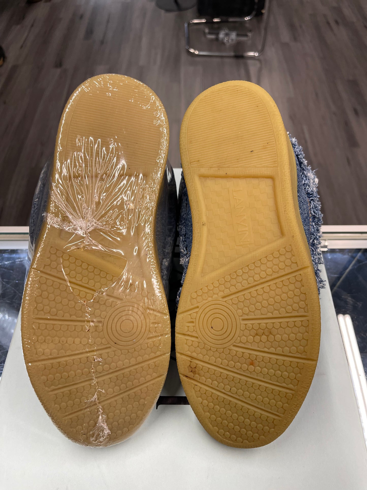 Lanvin Curb Sneaker "Denim"
