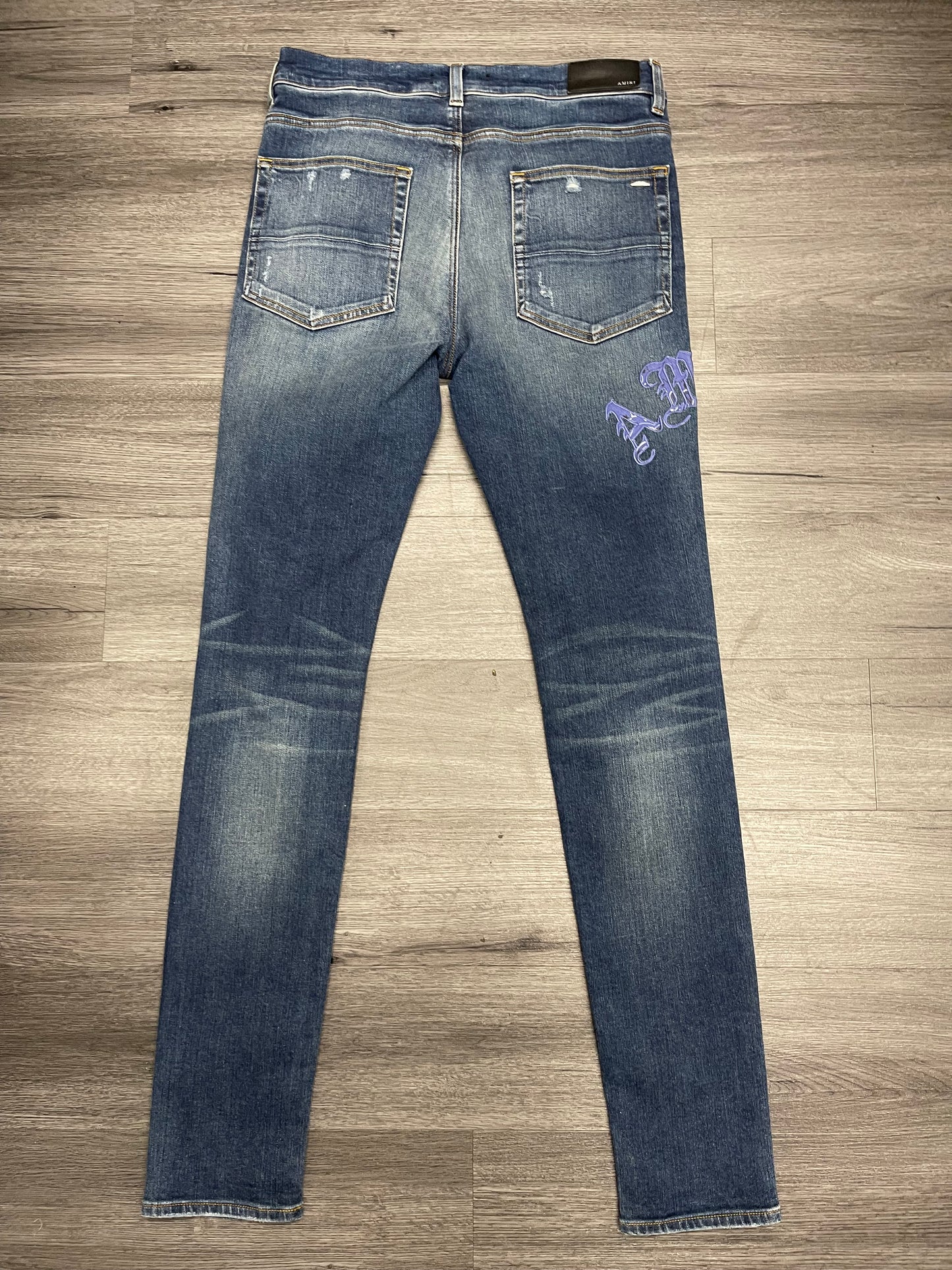 Amiri Denim Pants "Blue Bandana"