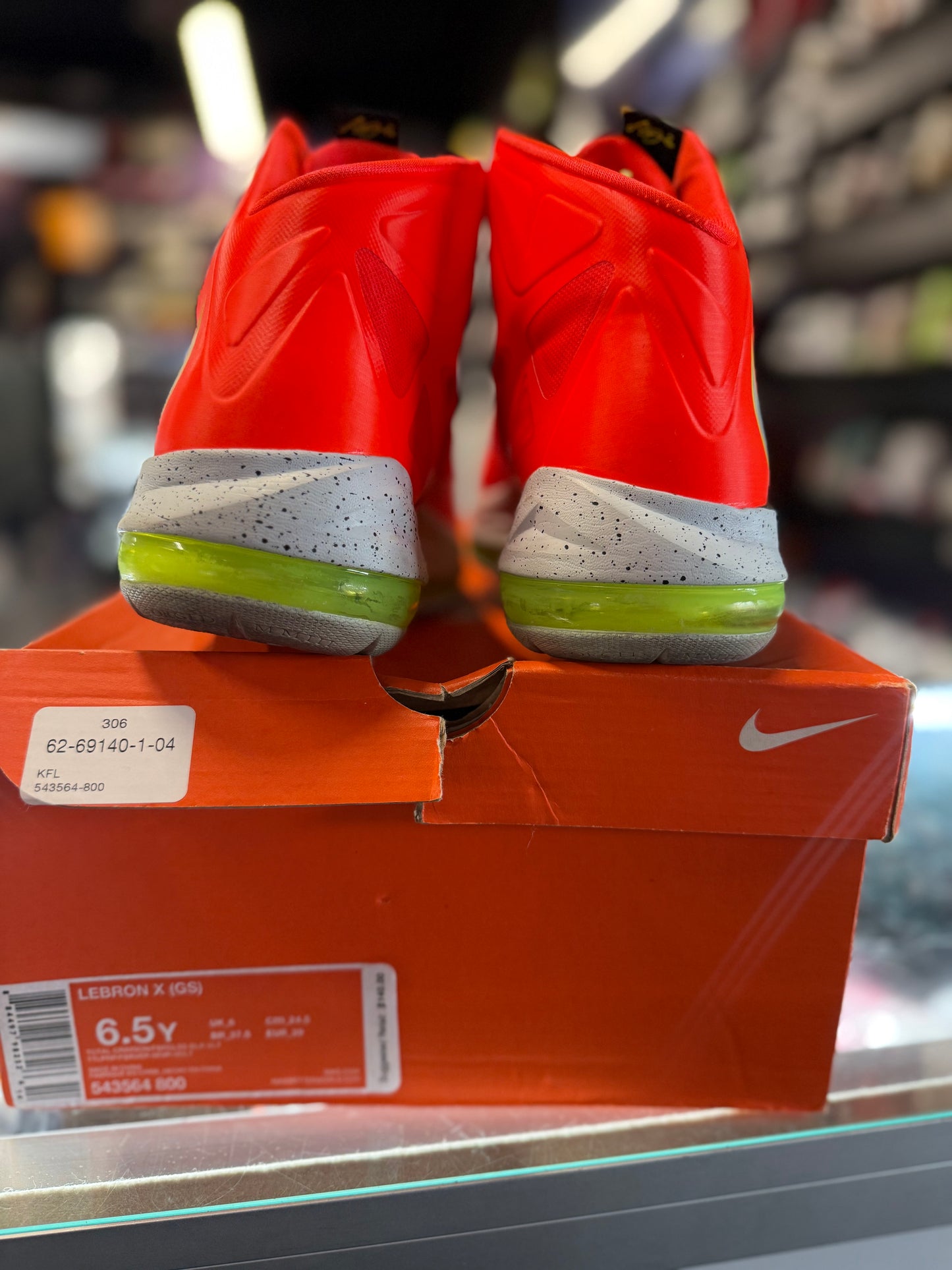 2012 Nike Lebron X "Bright Crimson"