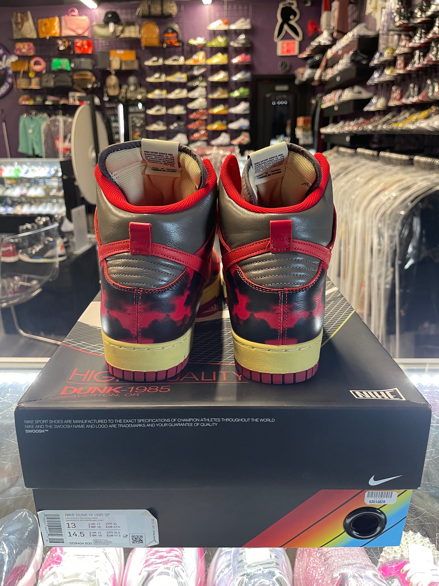 2021 Nike Dunk High 1985 "Acid Wash"