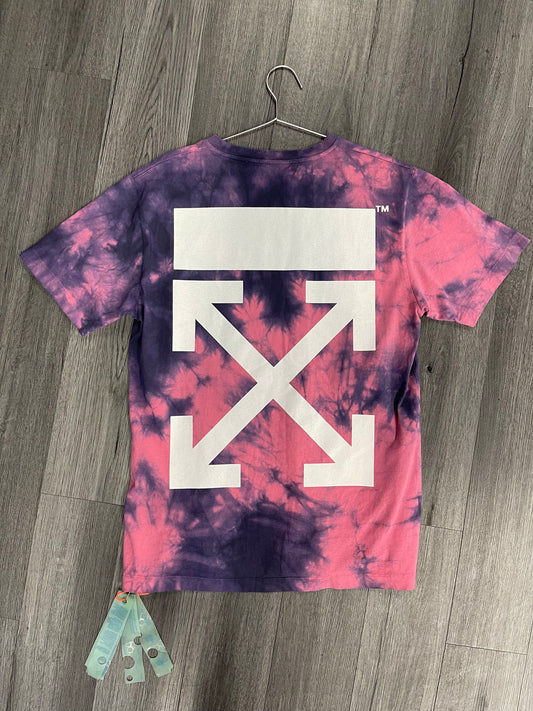 Off-White Tie Dye Tee "Purple Pink"