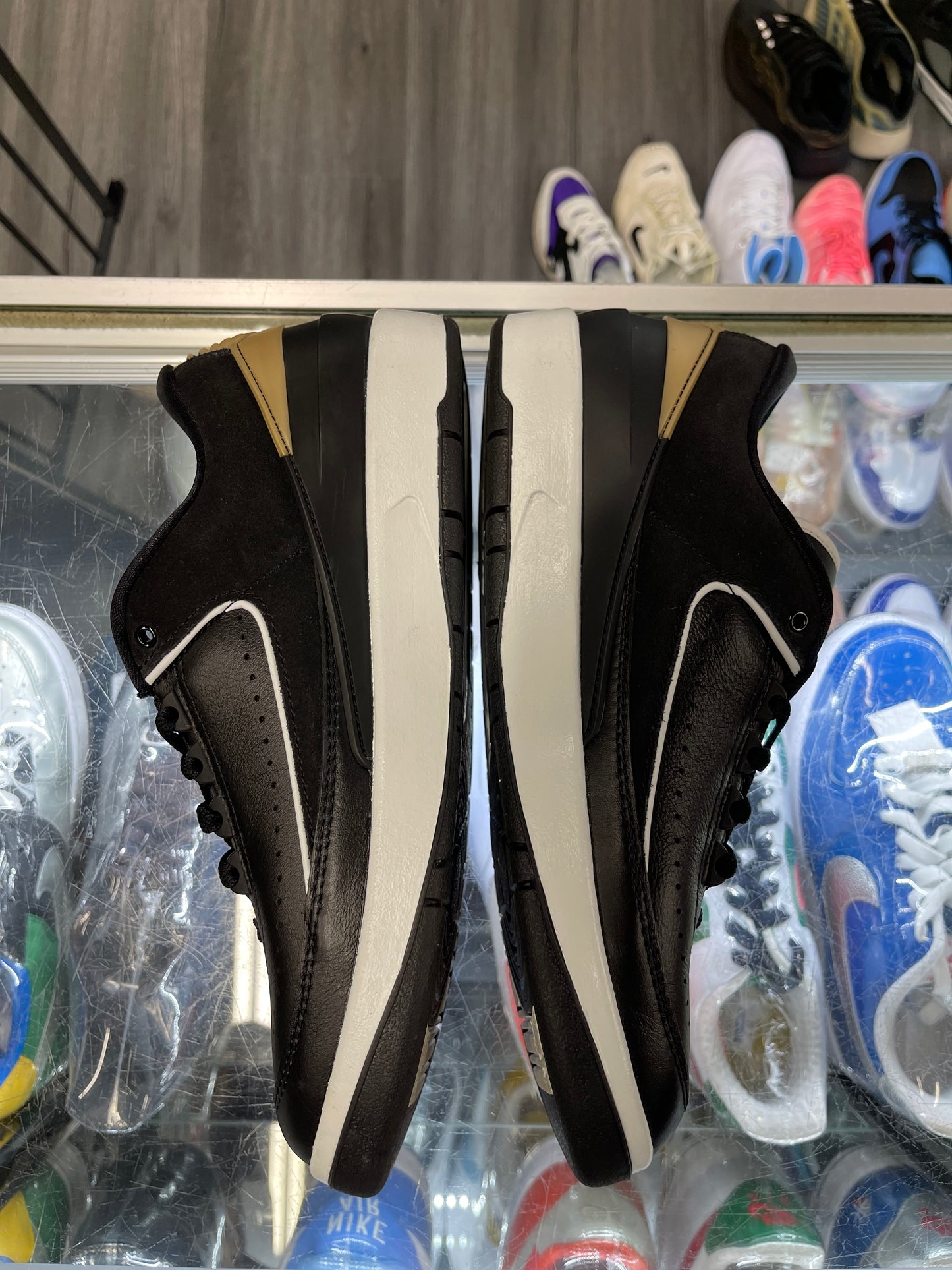 2024 Air Jordan Retro 2 Low "Black Metallic Gold"