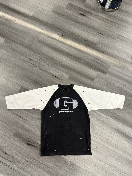 Geekboy USA 3/4 Sleeve "Black/White"
