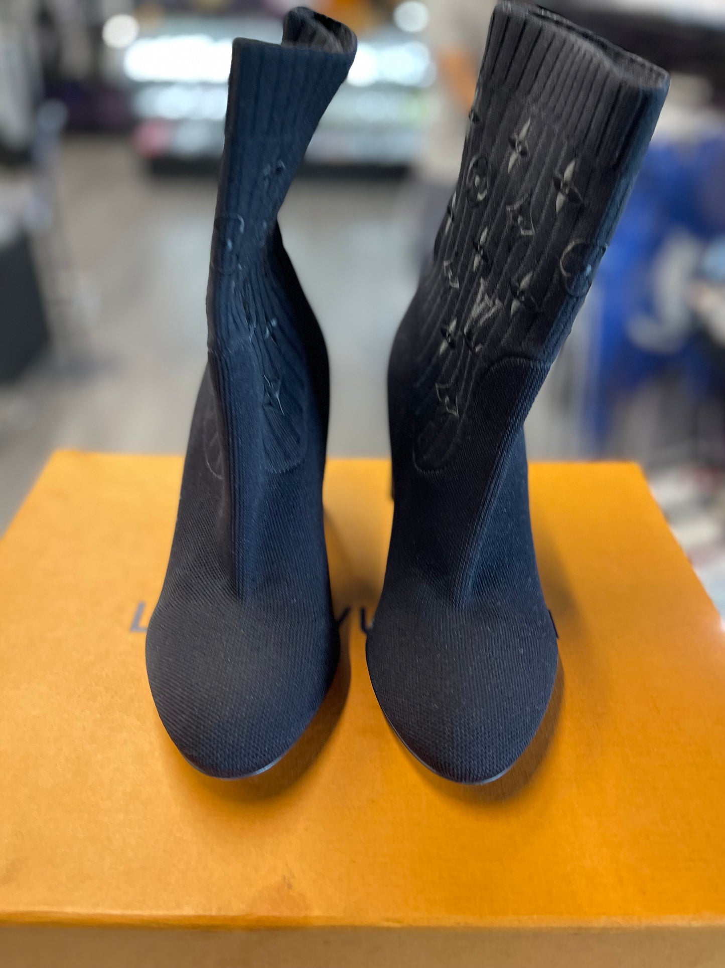 Louis Vuitton Ankle Boot "Black Monogram"