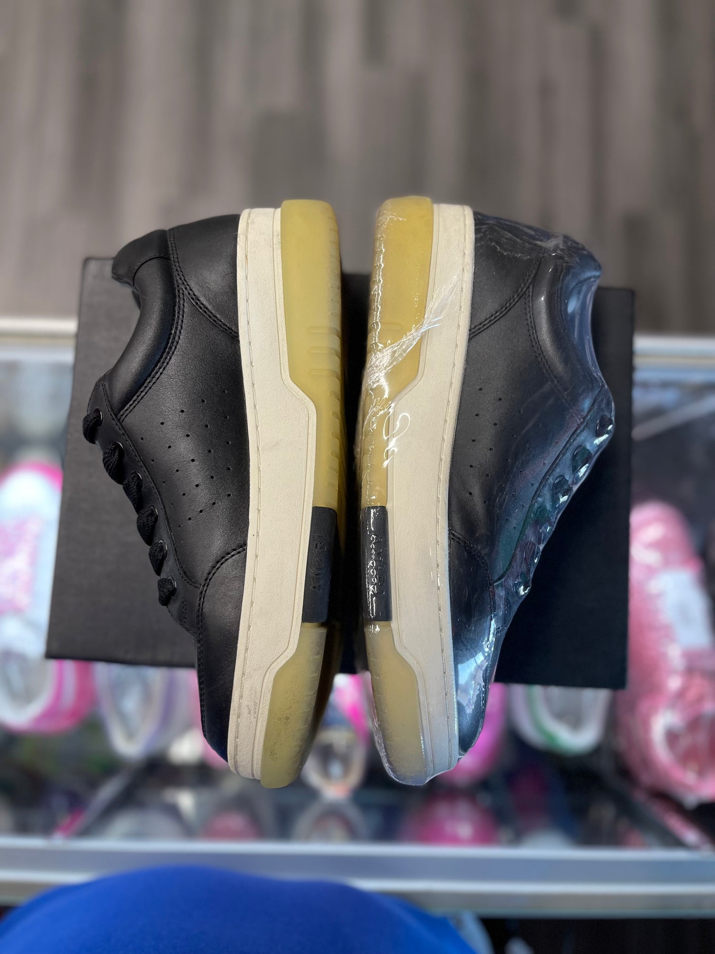 Amiri Stadium Low "Black White"