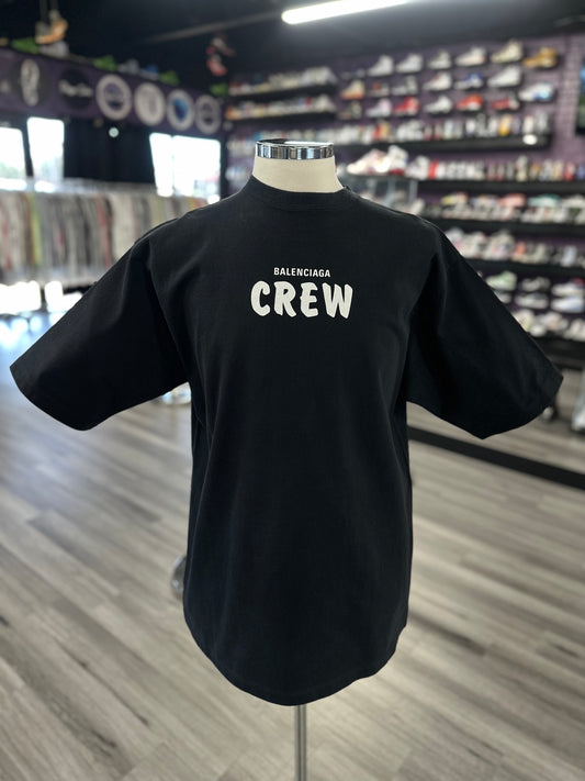 Balenciaga Crew Black Shirt