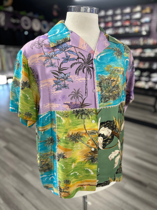 Amiri Button Up "Multicolor Island"