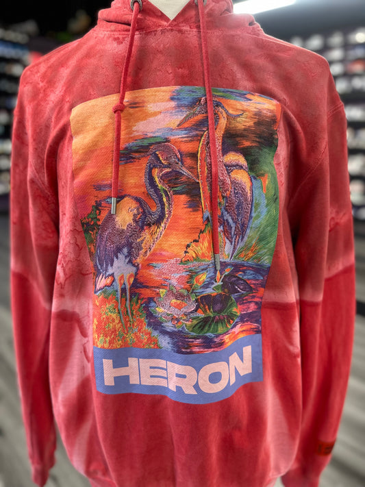Heron Preston Hoodie "Red Tie Dye"