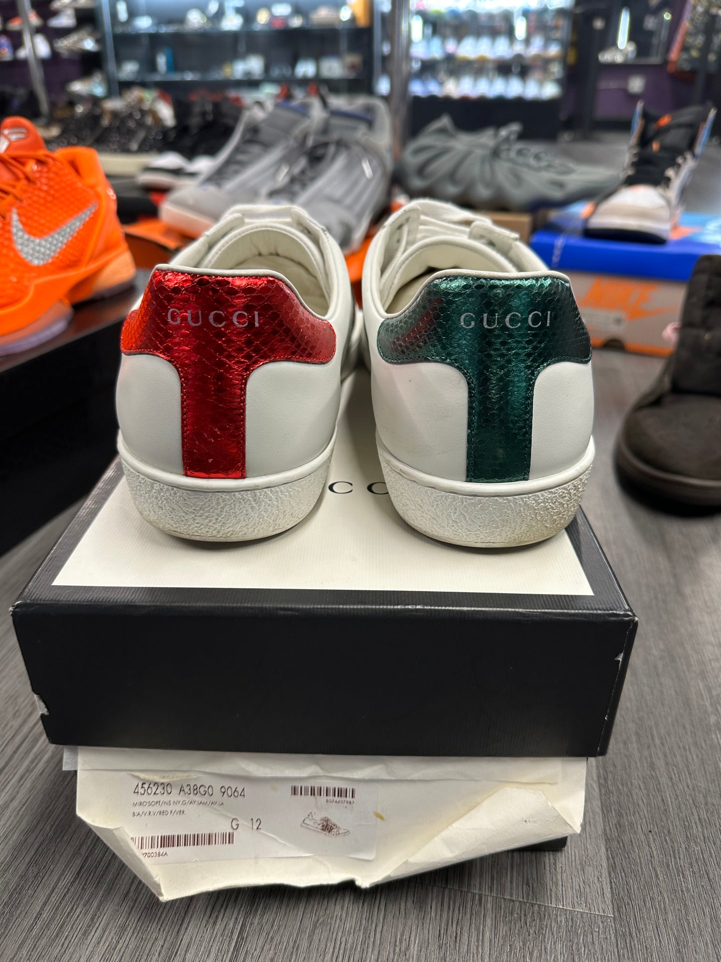 Gucci Ace Low "White/Snake"