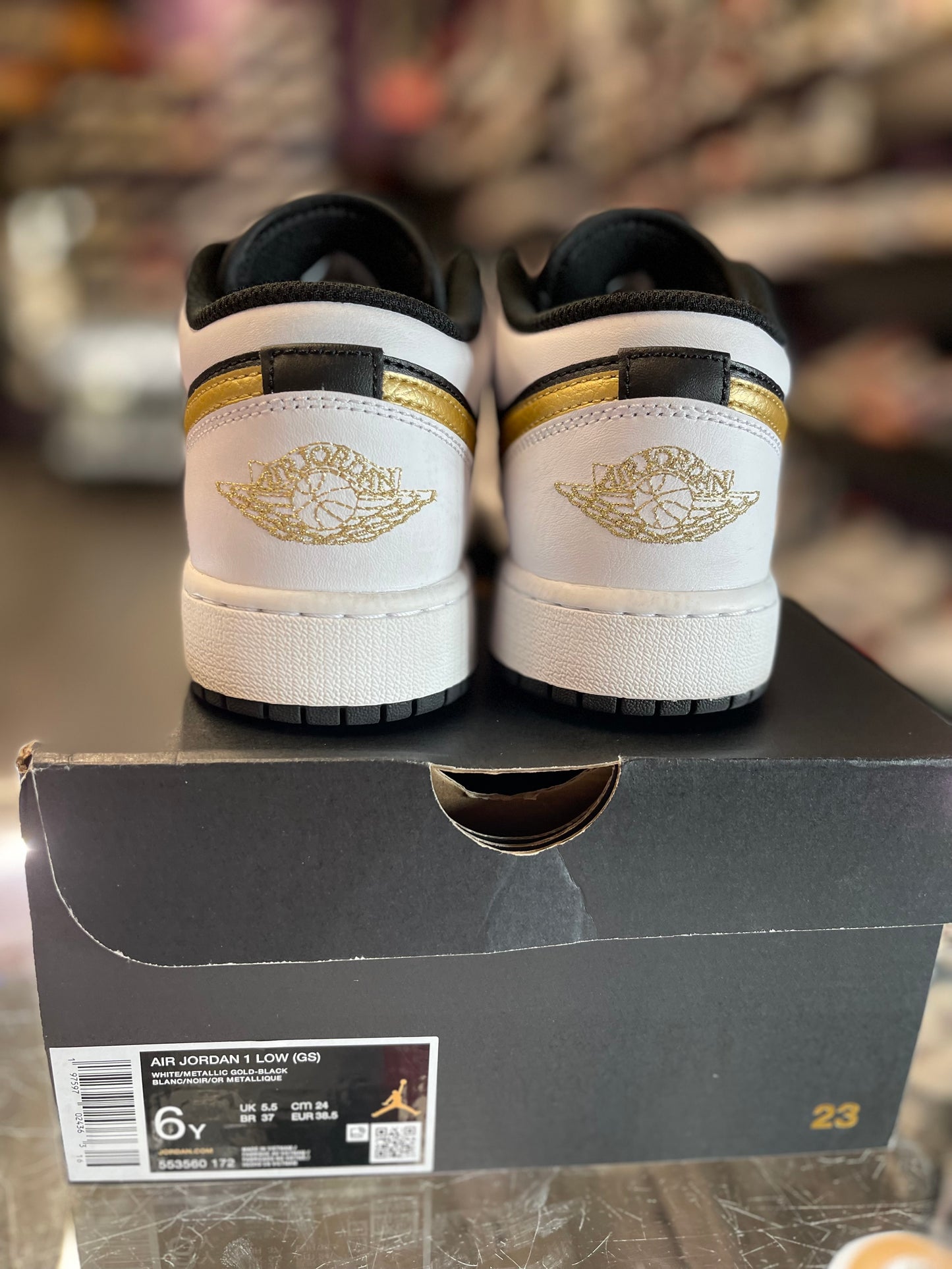 2024 Air Jordan 1 Low "Gold Swoosh" (GS)