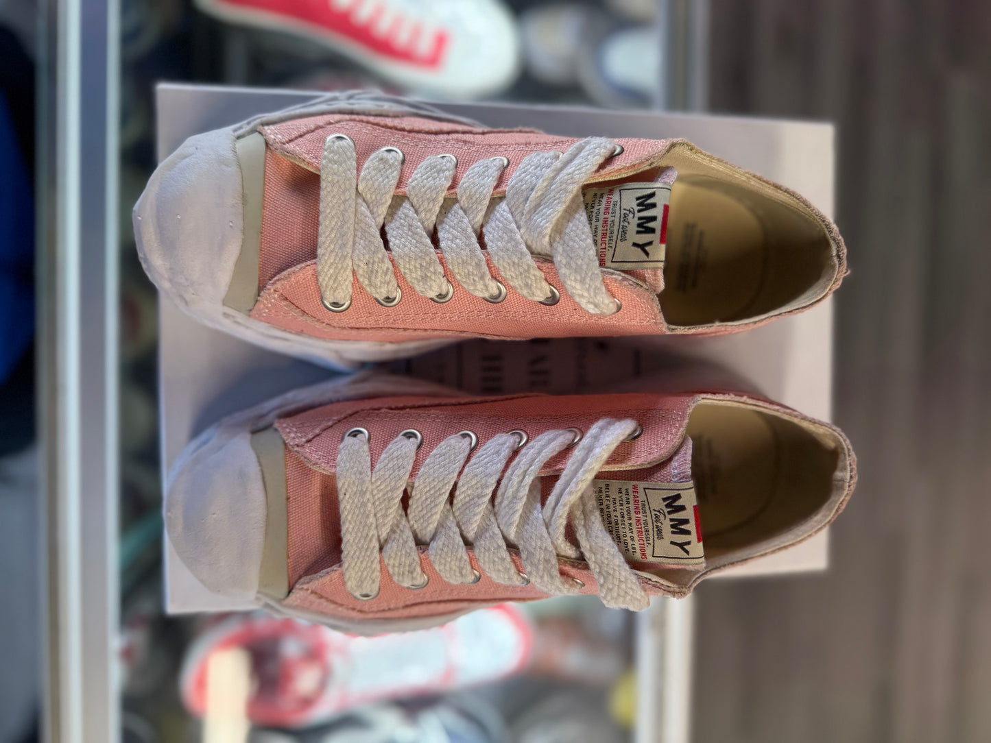 Maison Mihara Yasuhiro Hank OG Sole Canvas Low "Pink"