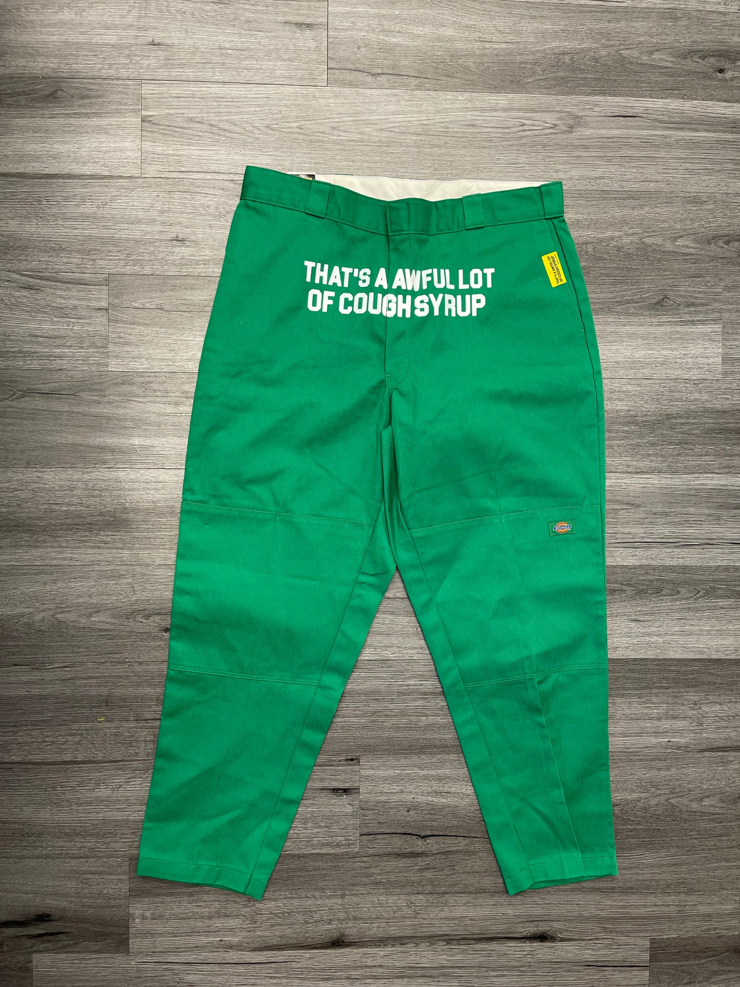 Awful Lot Of Cough Syrup Dickie Pants "Green"