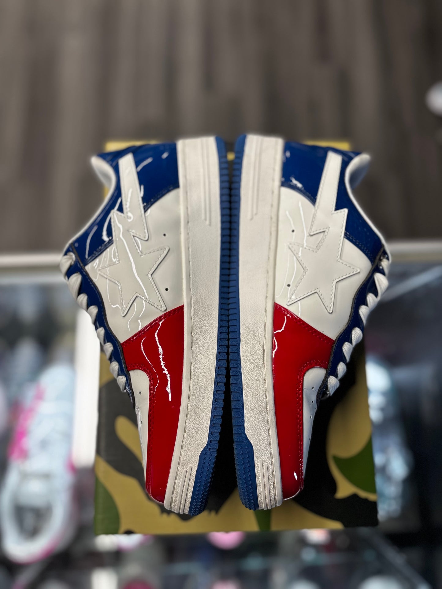 Bapesta Low "Red/White/Navy"