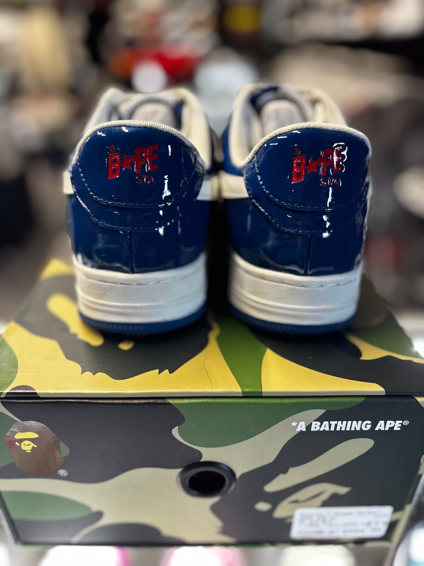 Bapesta Low "Red/White/Navy"