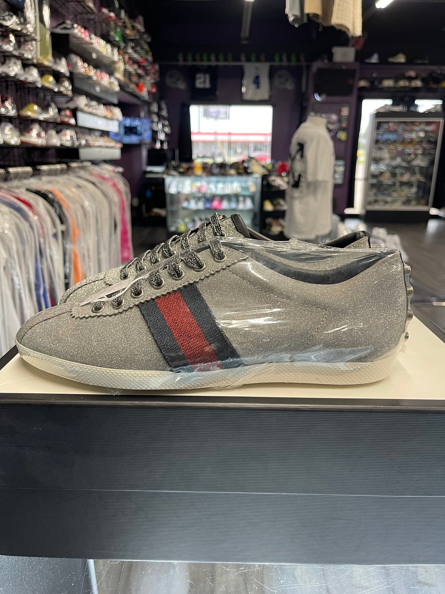 Gucci Bambi Web "Silver"