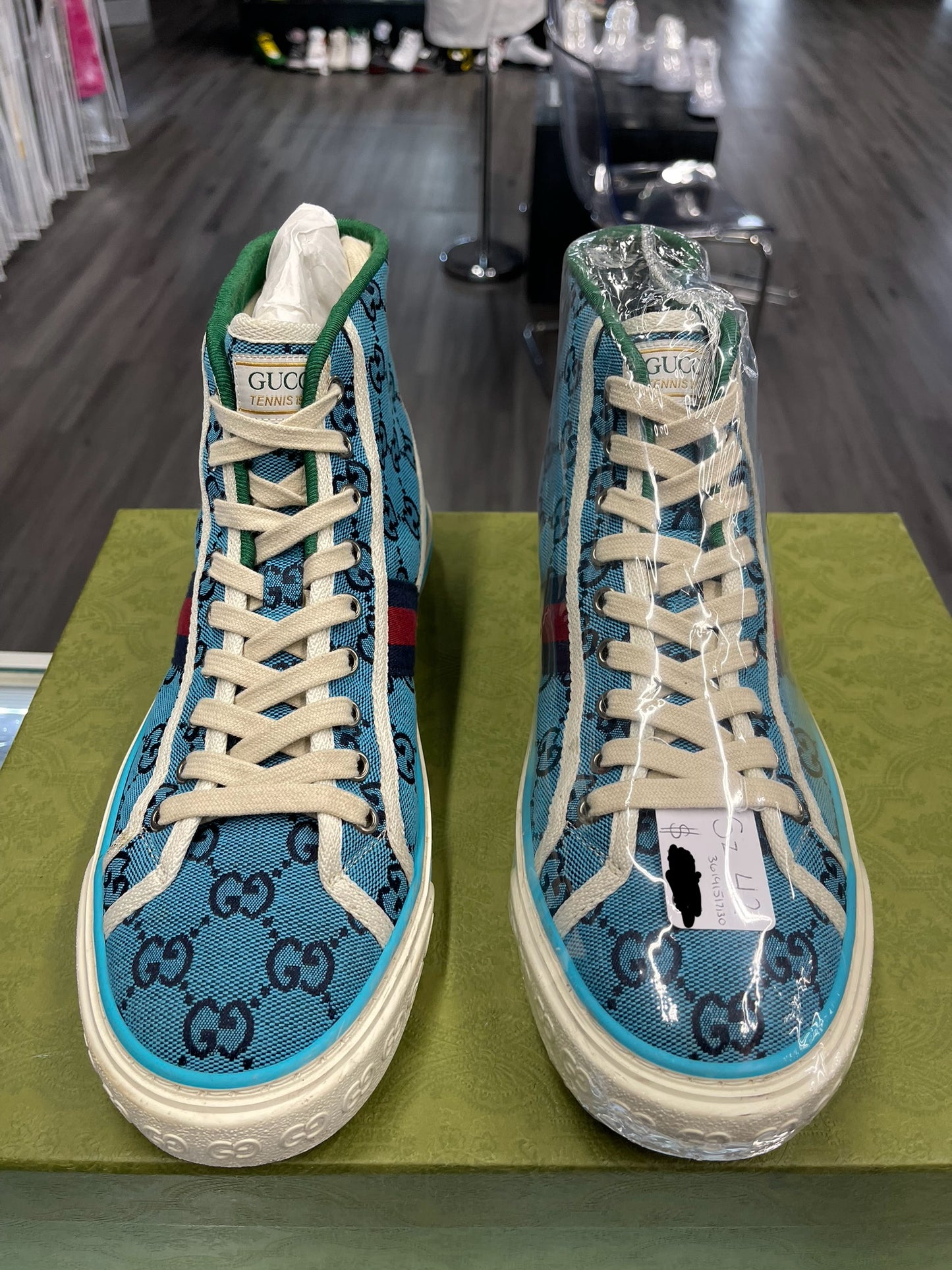 Gucci Tennis 1977 High Top Sneaker "Blue"