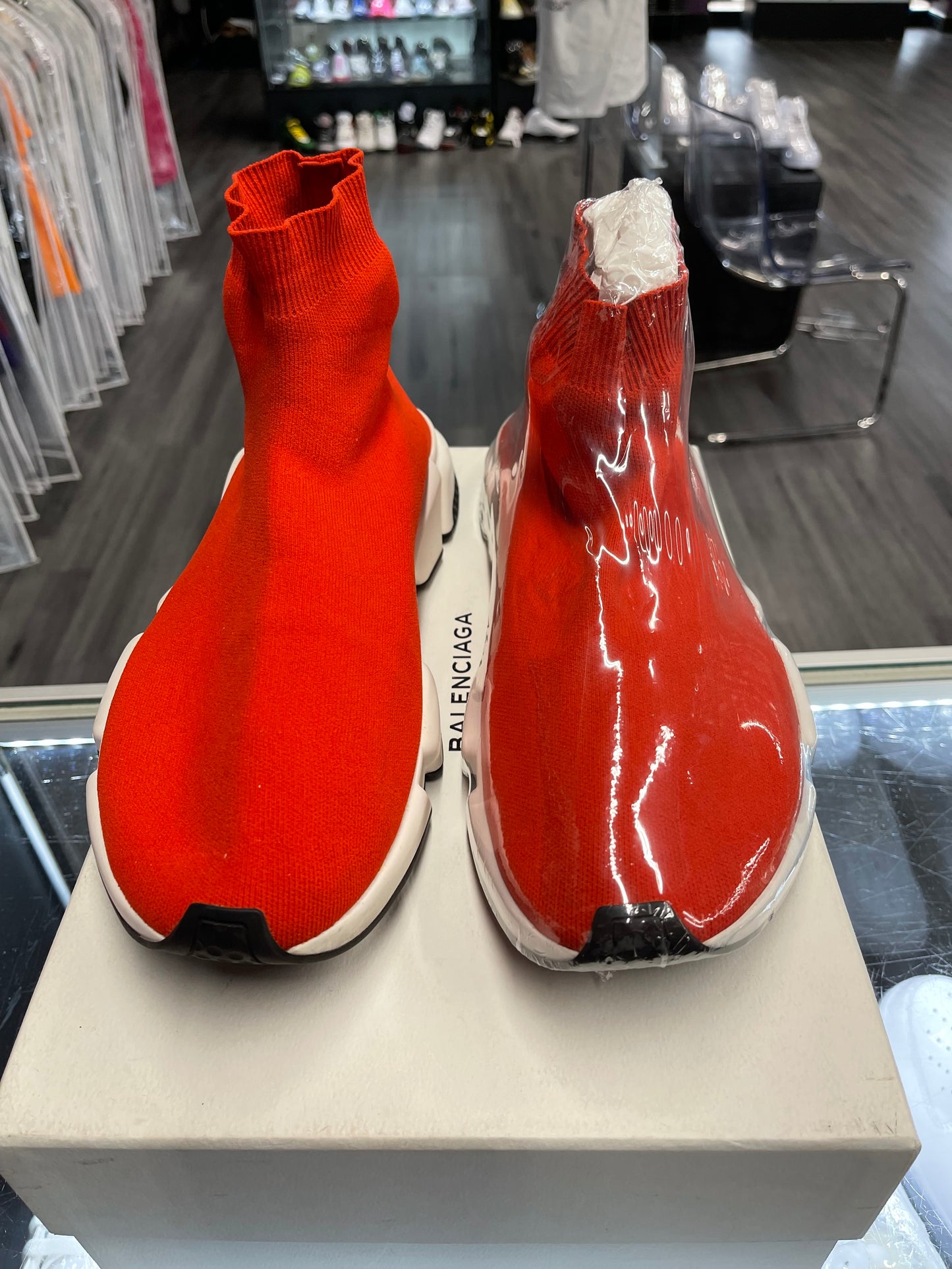 Balenciaga Speed Sock "Red"