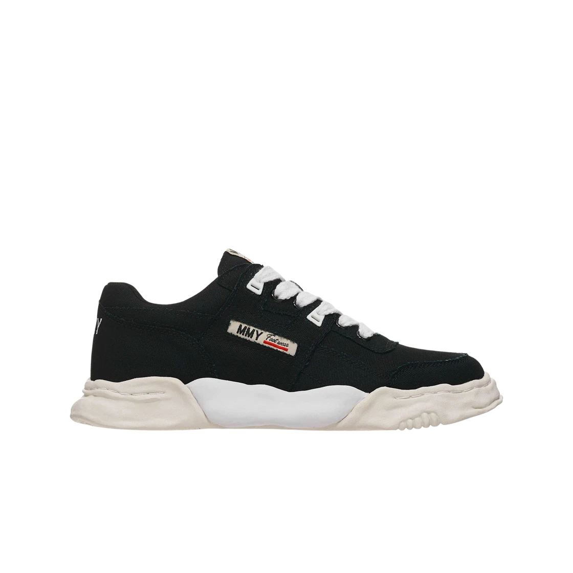 Maison Mihara Yasuhiro Parker OG Sole Canvas Low "Black"